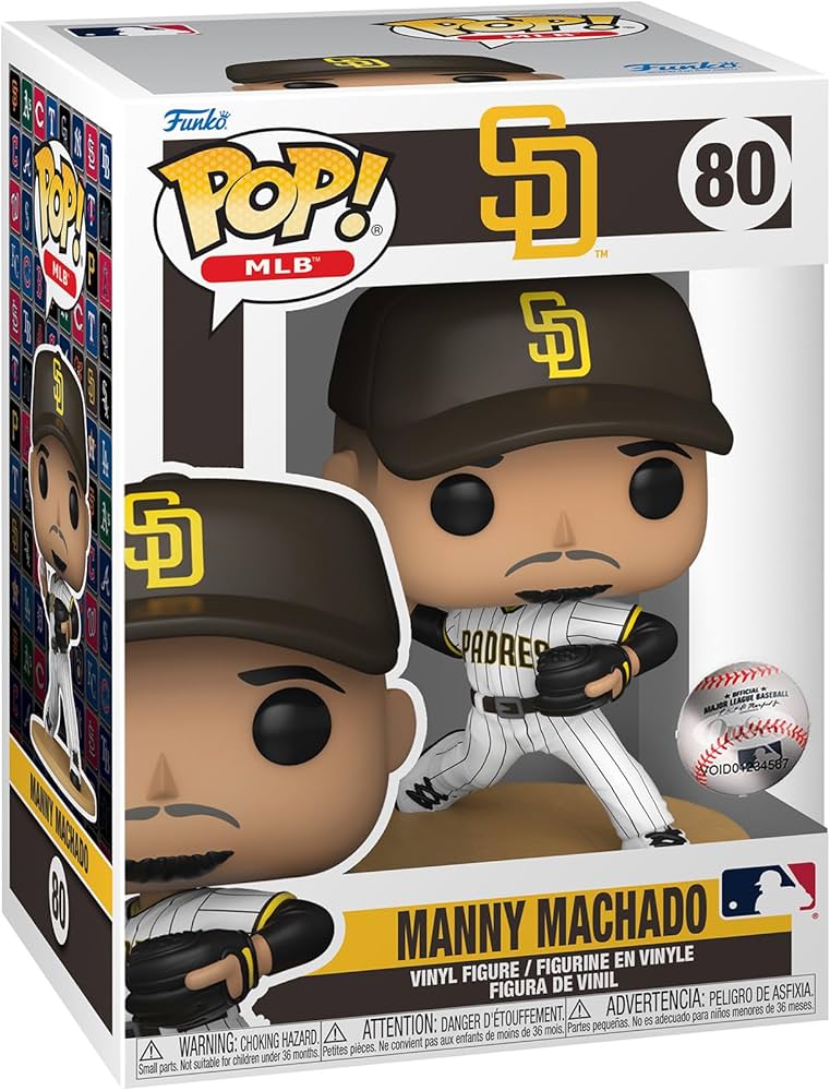Pop! MLB: San Diego Padres Manny Machado (Home) Vinyl Figure