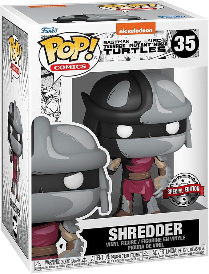 Pop! Comics: Nickelodeon Teenage Mutant Ninja Turtles Shredder (Previews Exclusive) Vinyl Figure