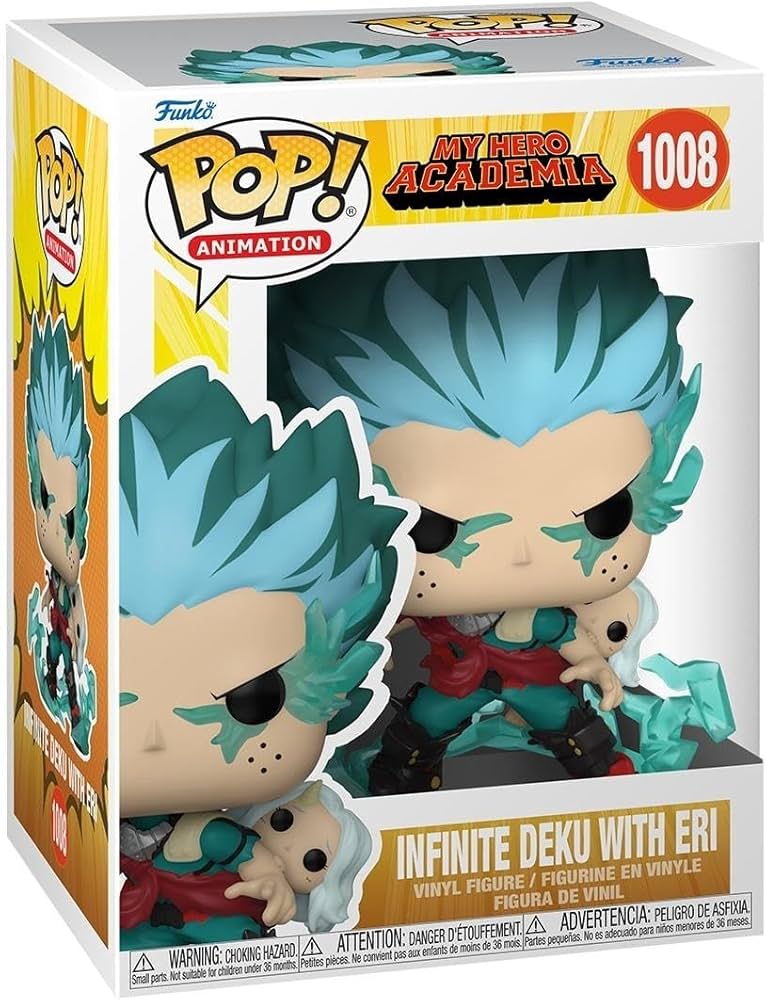 Pop! Animation: My Hero Academia Jumbo Infinite Deku with Eri 10"in Vinyl Figure