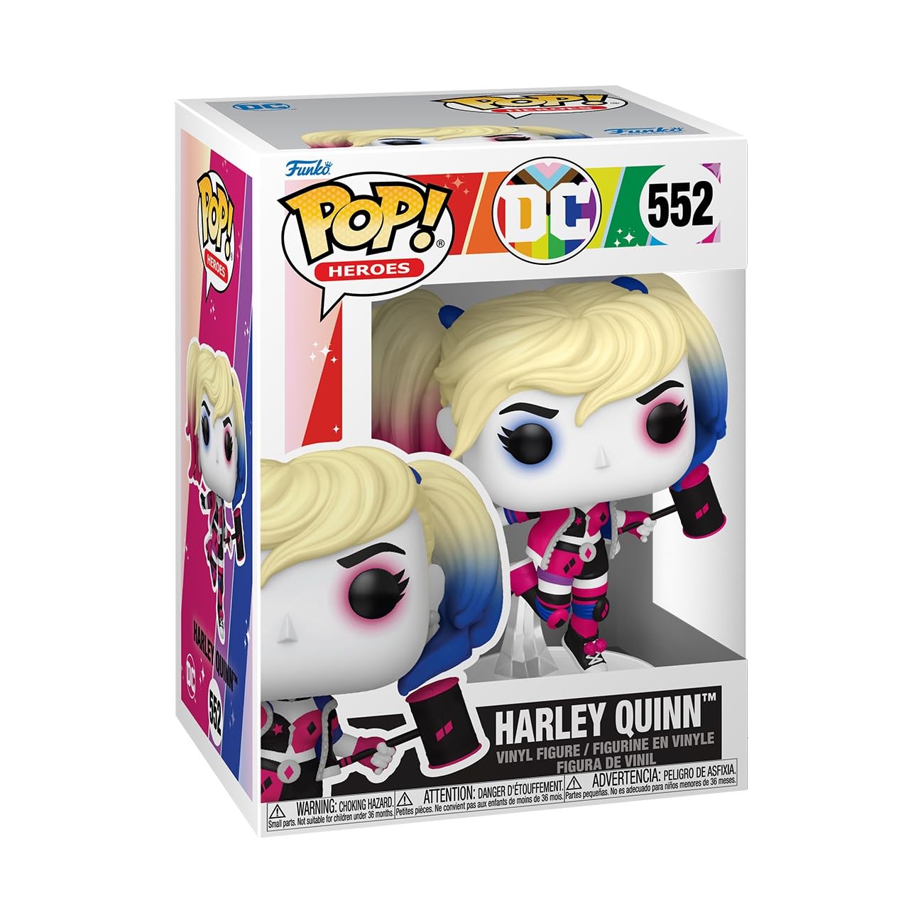 Pop Heroes Pride Harley Quinn Figure