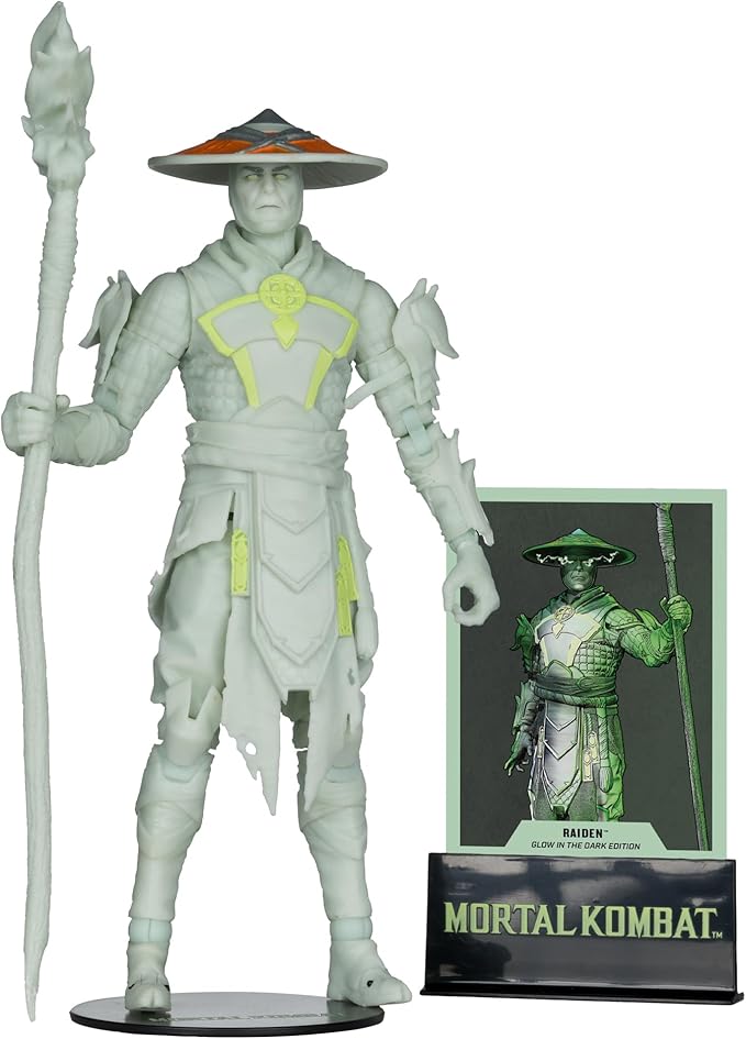 MORTAL KOMBAT 7" - RAIDEN GLOW IN THE DARK EDITION (GOLD LABEL)