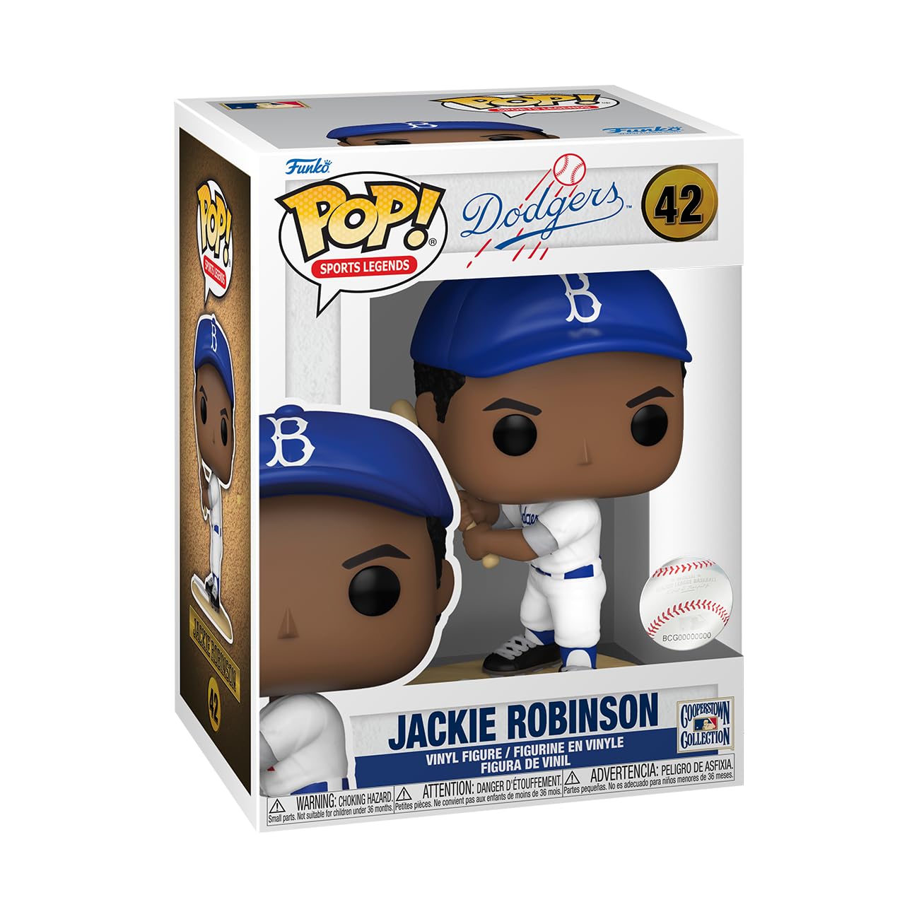 Pop Mlb Legends- Jackie Robinson W/Ch Vinyl Figure