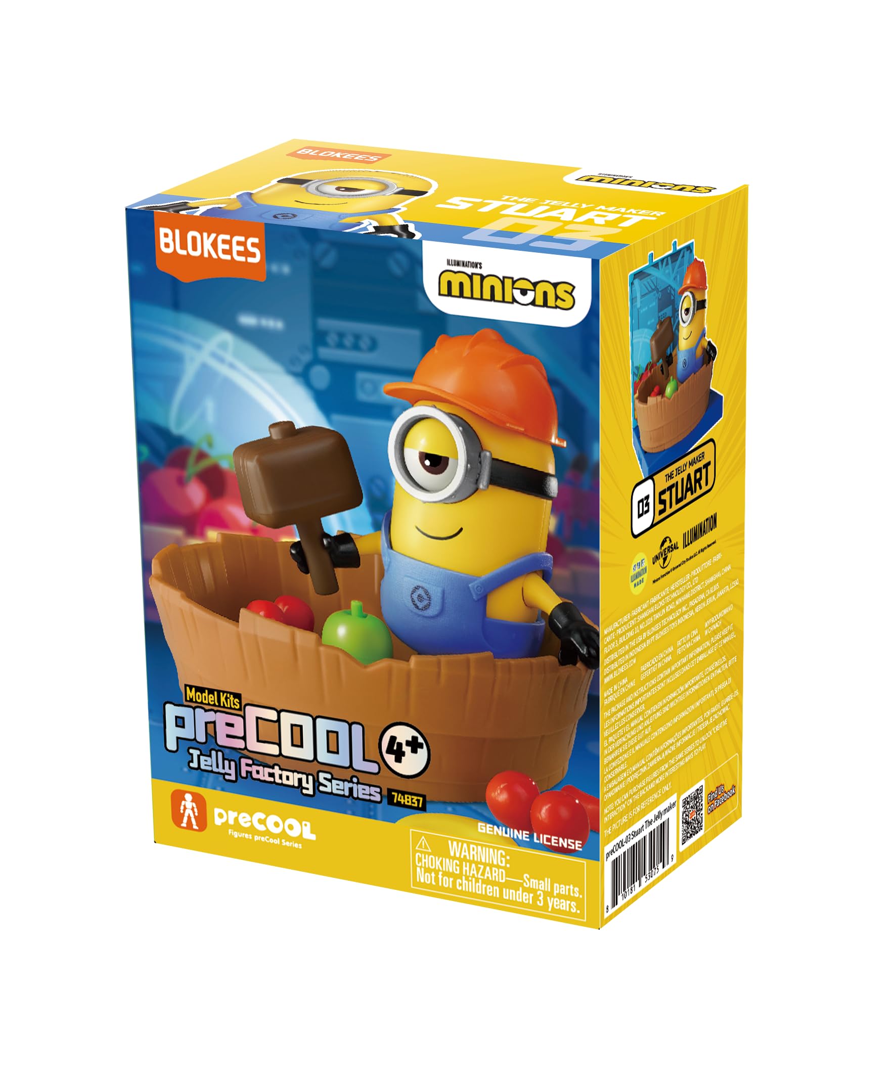 Blokees Minions: Precool Jelly Factory Series - Jelly Maker Stuart Model Kit