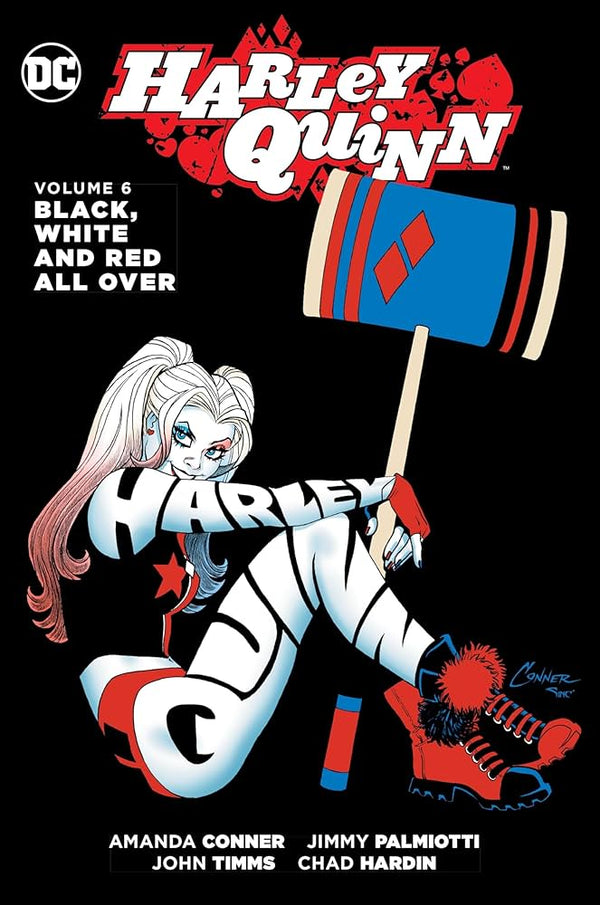Harley Quinn Hardcover Volume 06 Black White & Red All Over