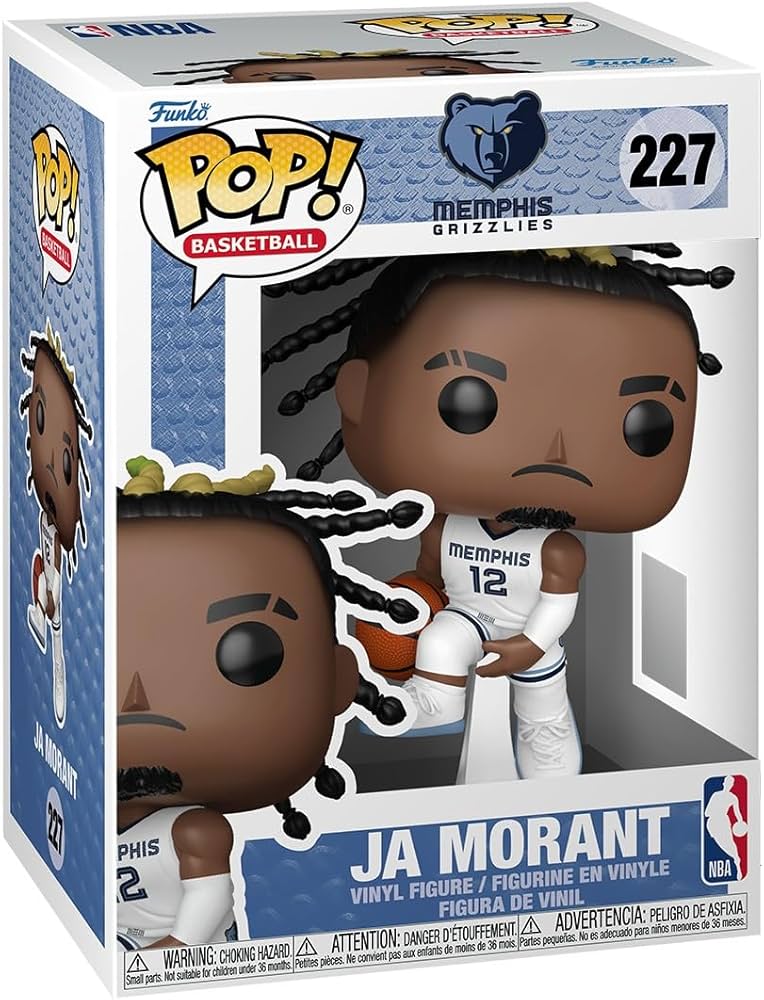 Pop! Basketball: NBA Memphis Grizzlies Ja Morant (Home) Vinyl Figure