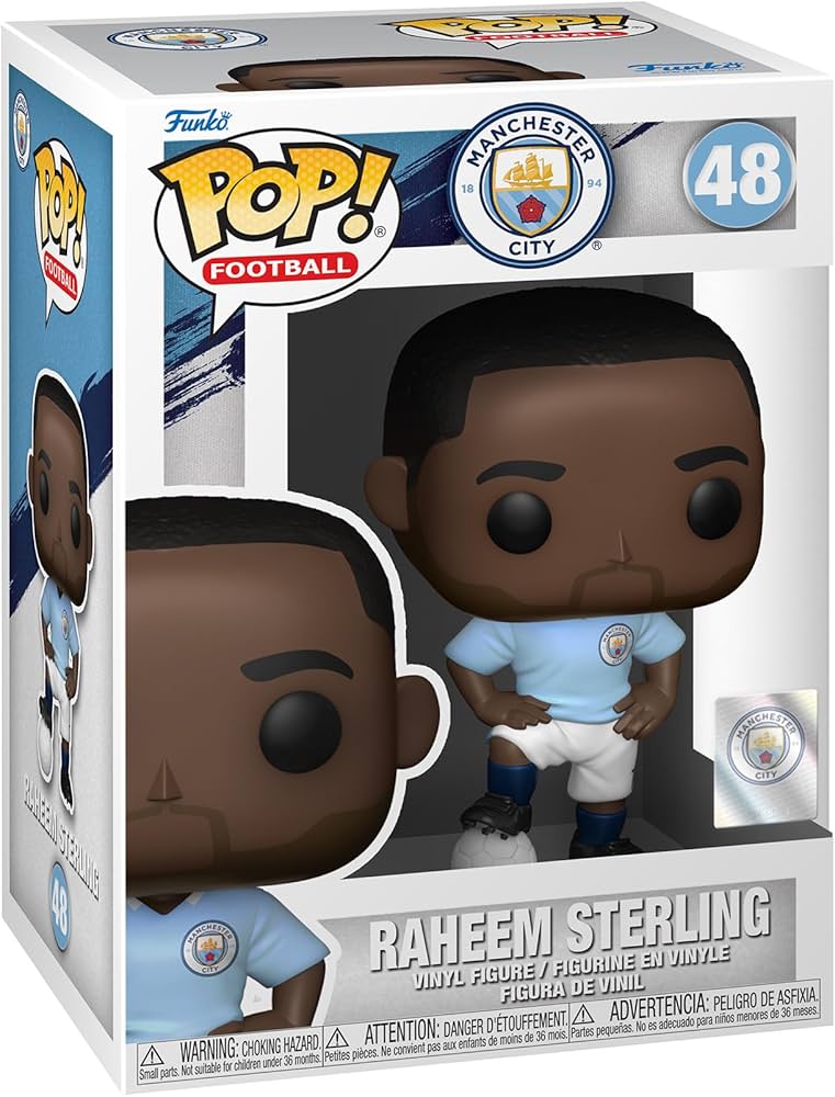 Pop! Football: Manchester City Raheem Sterling Vinyl Figure