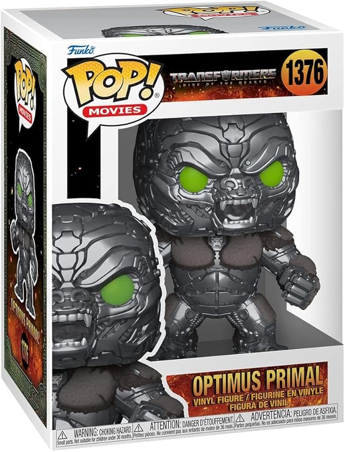 Pop! Movies: Transformers Rise of the Beasts Optimus Primal Vinyl Figure