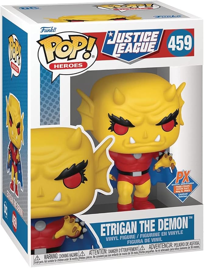 Pop! Heroes: Free Comic Book Day 2023 DC Etrigan the Demon Previews Exclusive Vinyl Figure