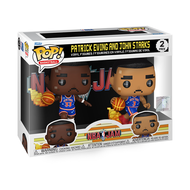 POP! PATRICK EWING AND JOHN STARKS (NBA JAM) 2-PACK