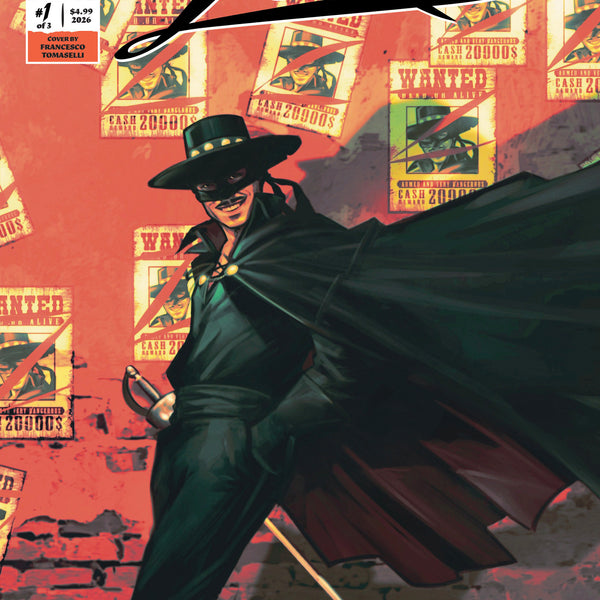 Zorro #1 Cover B Francesco Tomaselli Variant