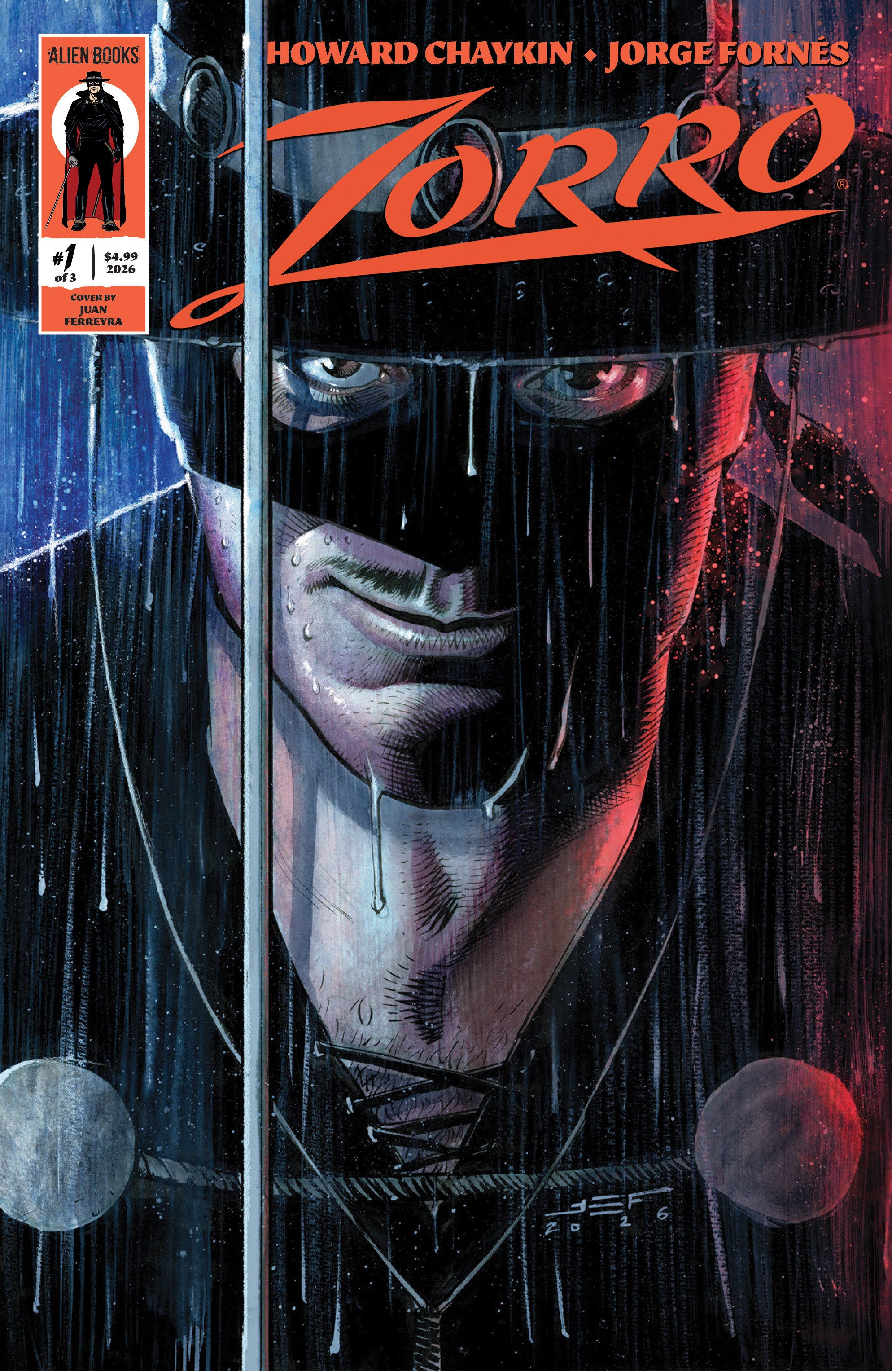 Zorro #1 Cover C Juan Ferreyra Variant