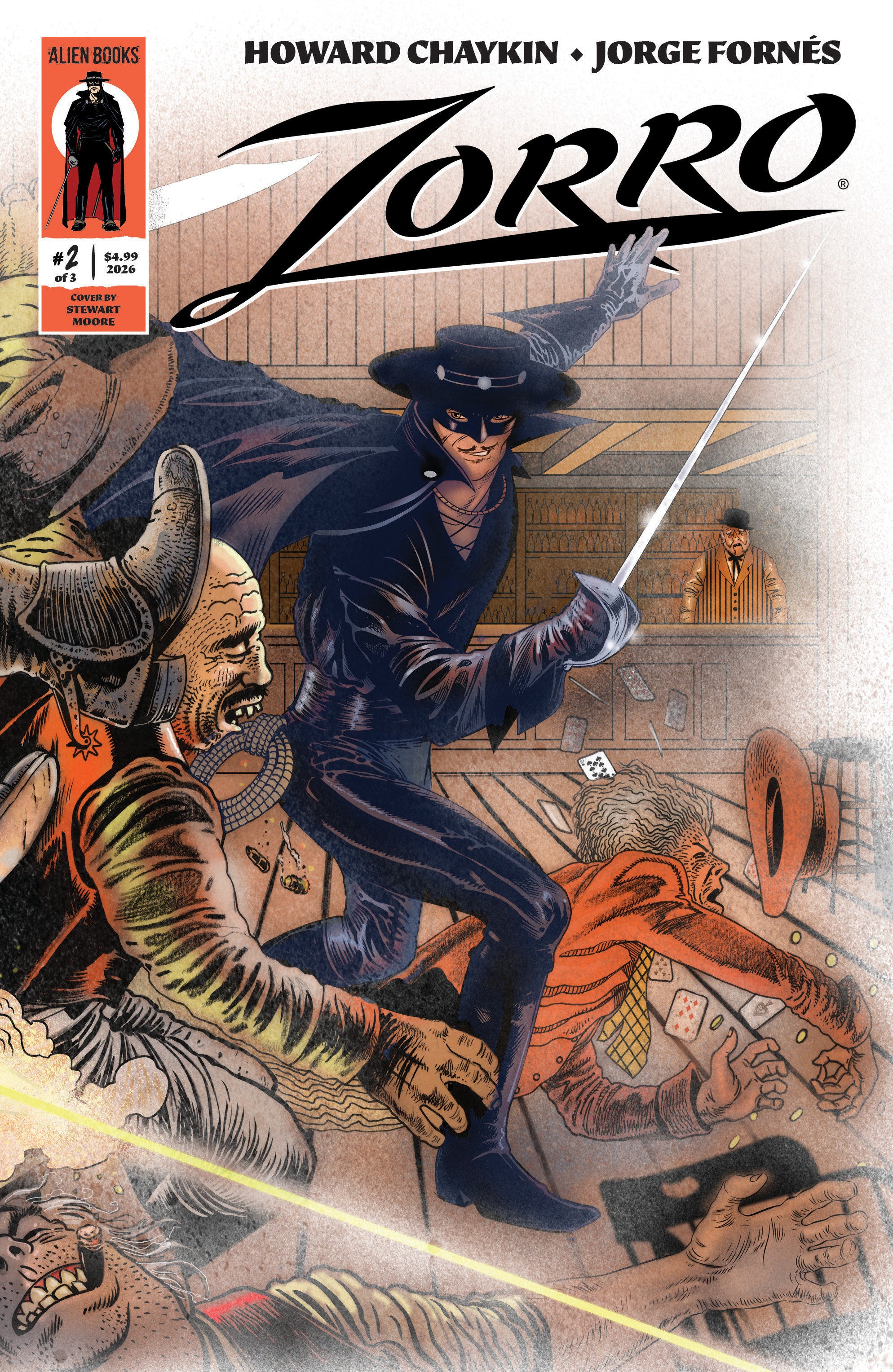 Zorro #2 Cover A Stewart Moore Wraparound