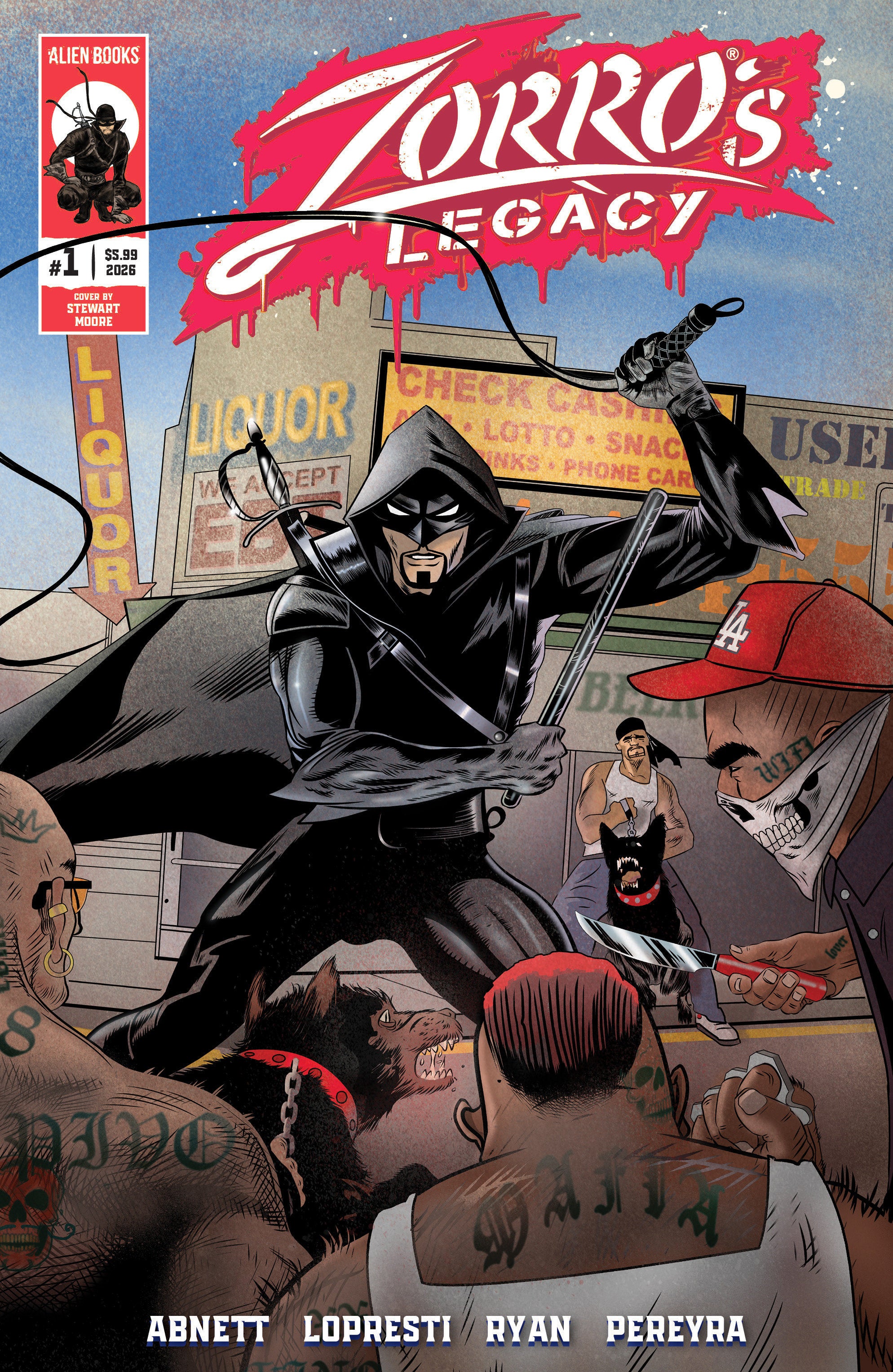 Zorro's Legacy #1 Cover D Stewart Moore Wraparound Variant