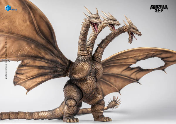 HIYA Exquisite Basic Series: Godzilla vs. King Ghidorah: None Scale 10" Inch King Ghidorah Battle Damaged Ver. (1991) Action Figure
