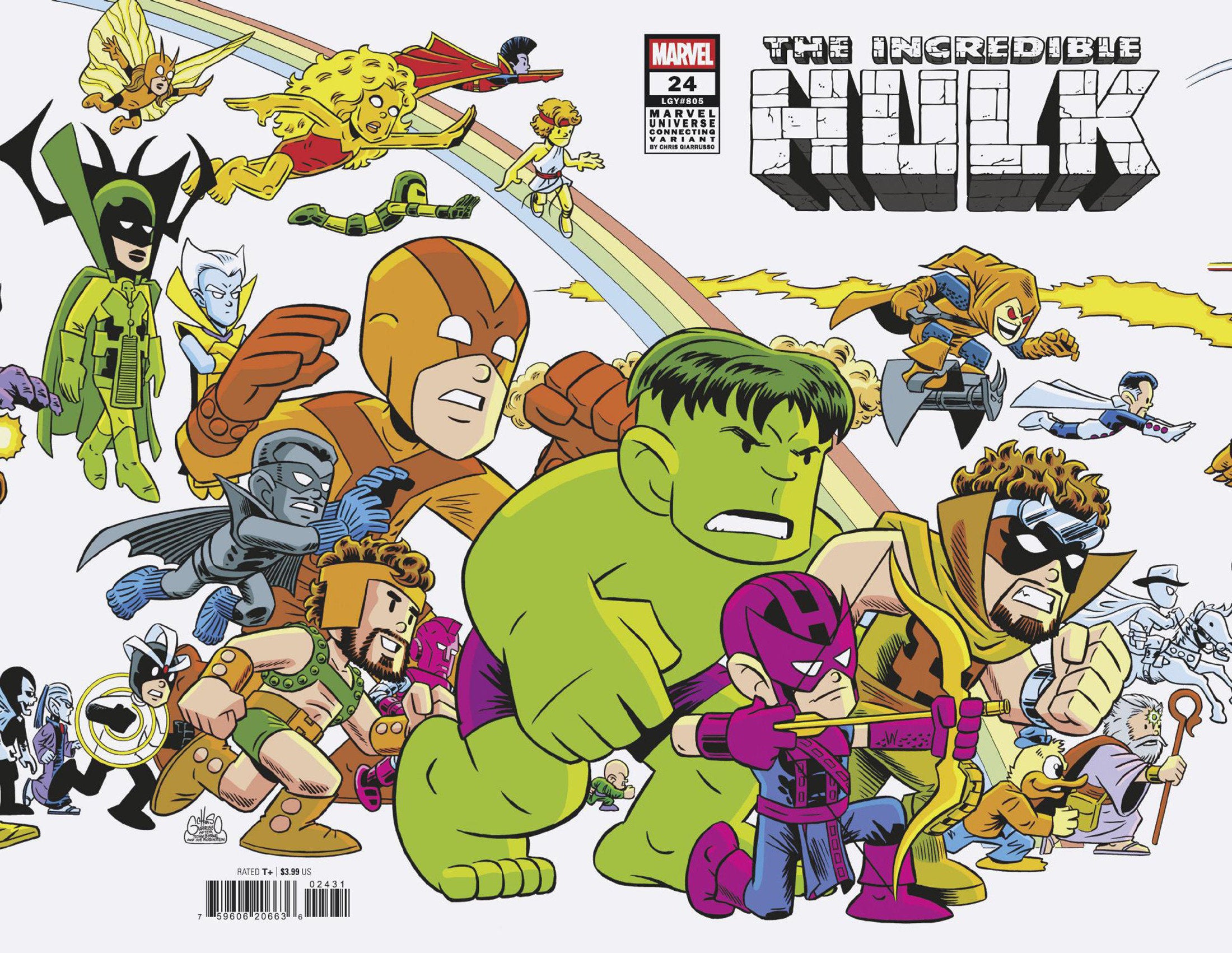 Incredible Hulk #24 Chris Giarrusso Marvel Universe Connecting Wrap Variant E