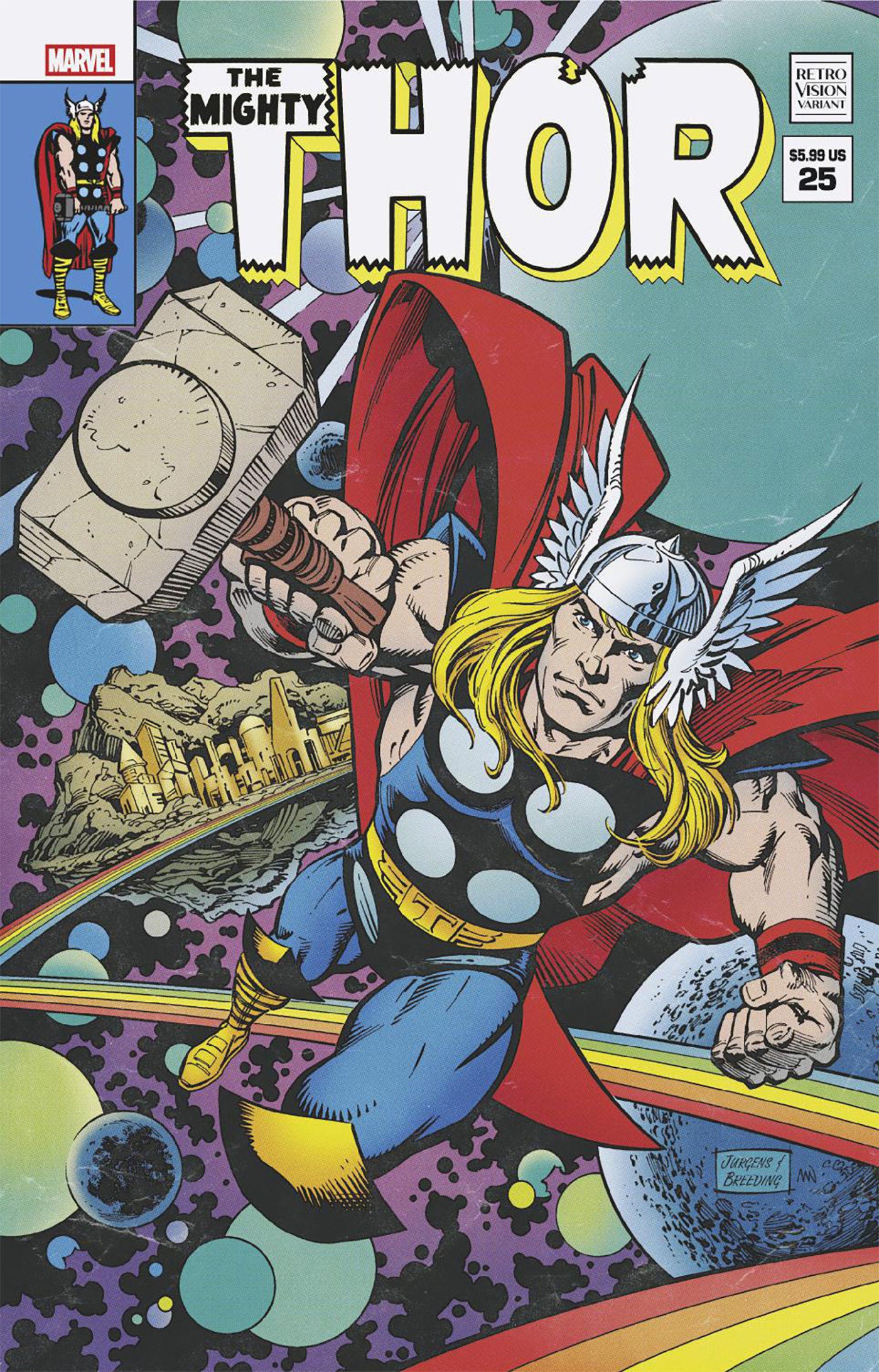 Immortal Thor #25 Dan Jurgens Retrovision Variant