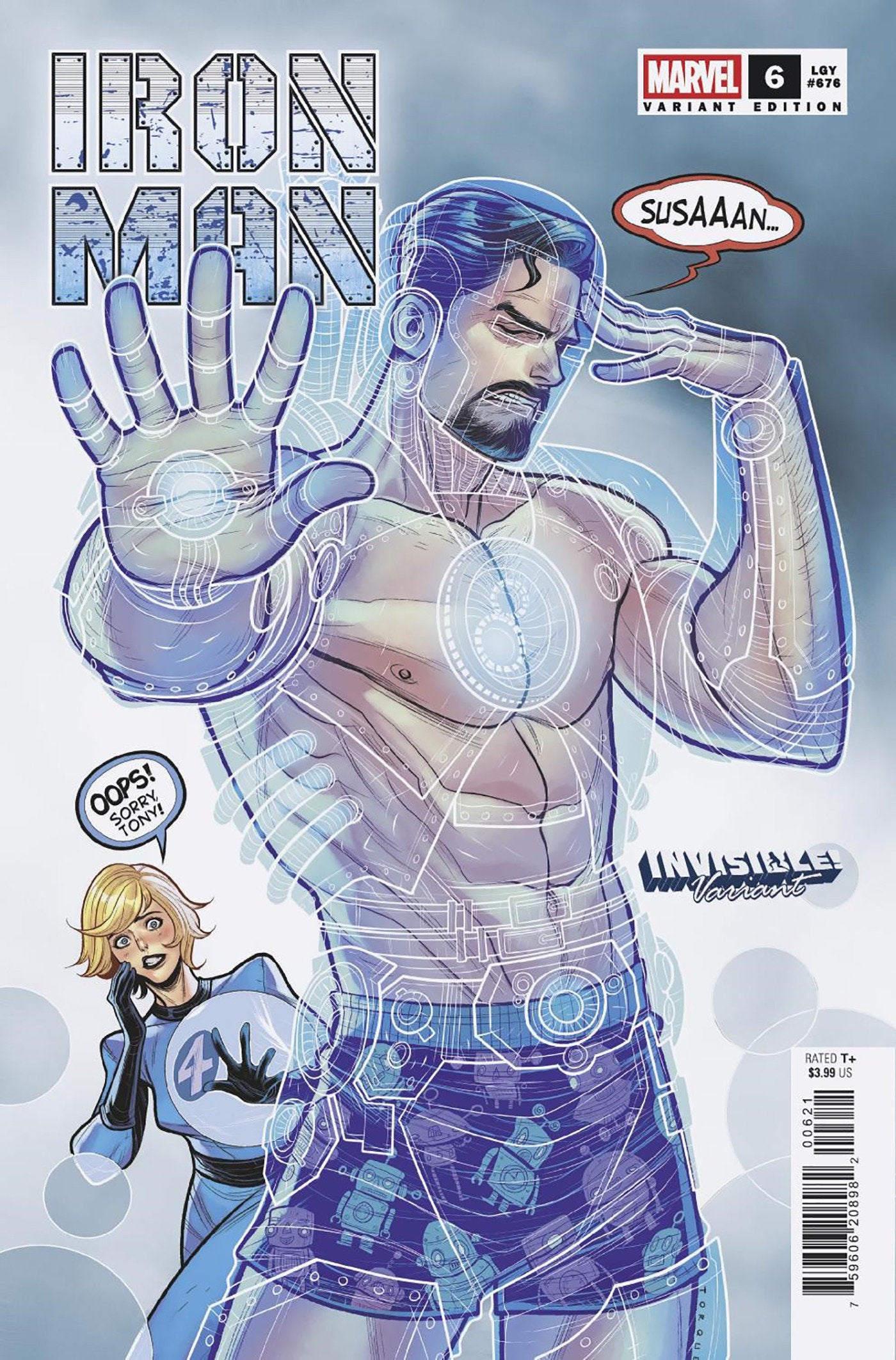 Iron Man #6 (2024) Elizabeth Torque Invisible! Variant [Doom]