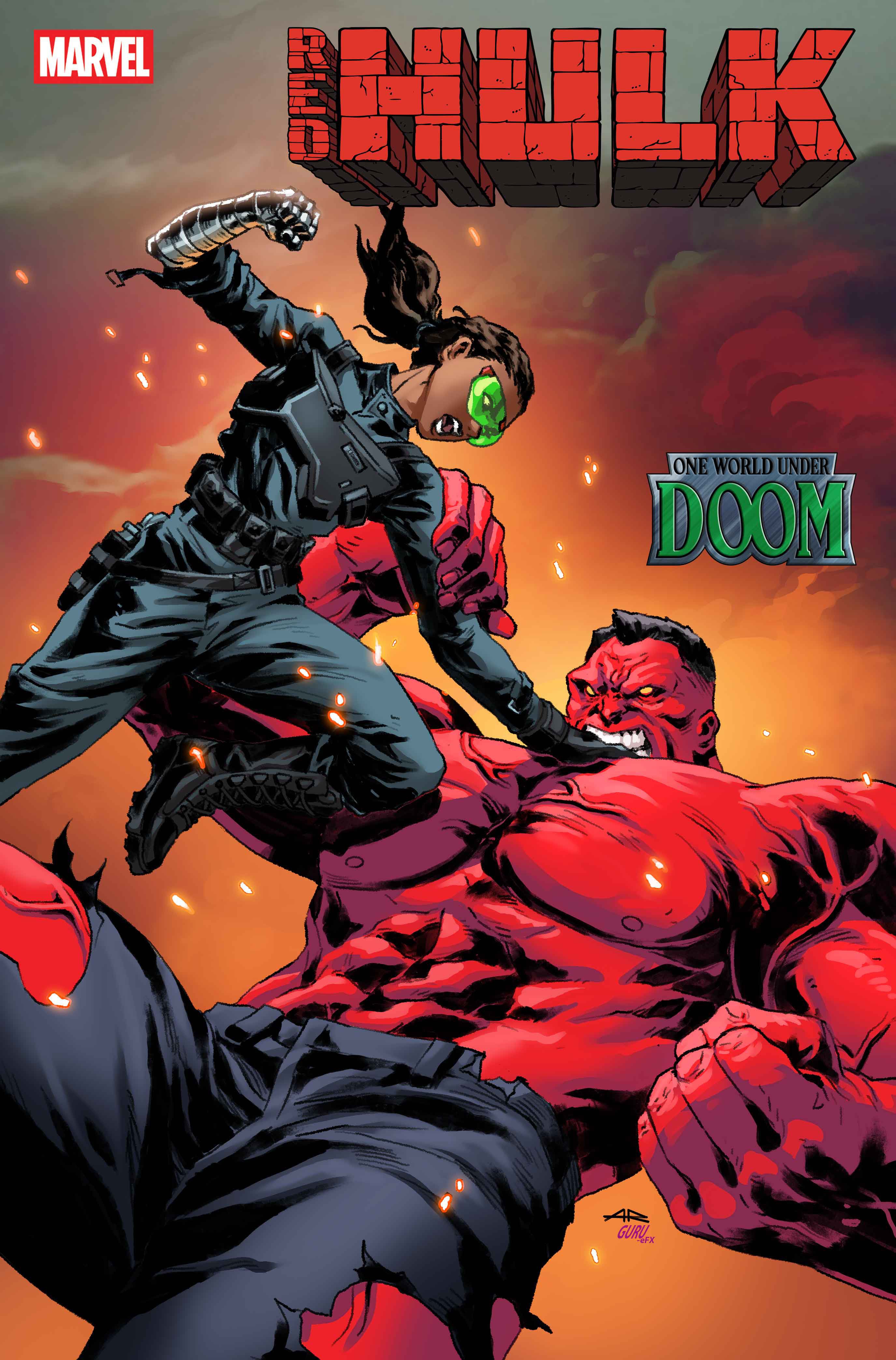 Red Hulk #8 Anand Ramcheron Variant [Doom]