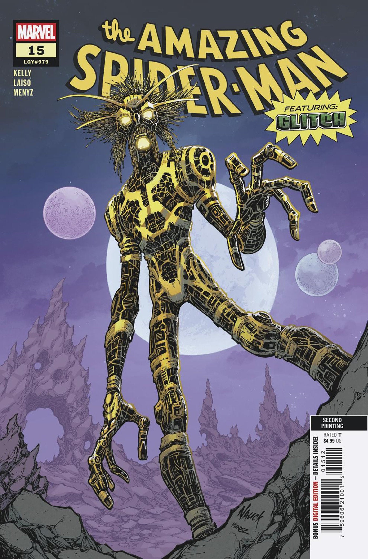 Amazing Spider-Man #15 (2025) Todd Nauck 2nd Printing Variant