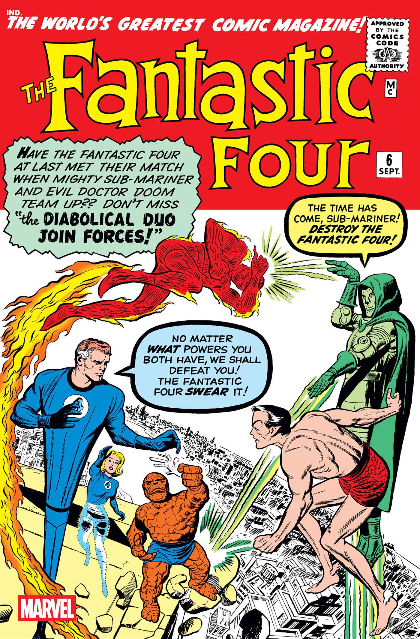 Fantastic Four #6 Facsimile Edition Foil Variant