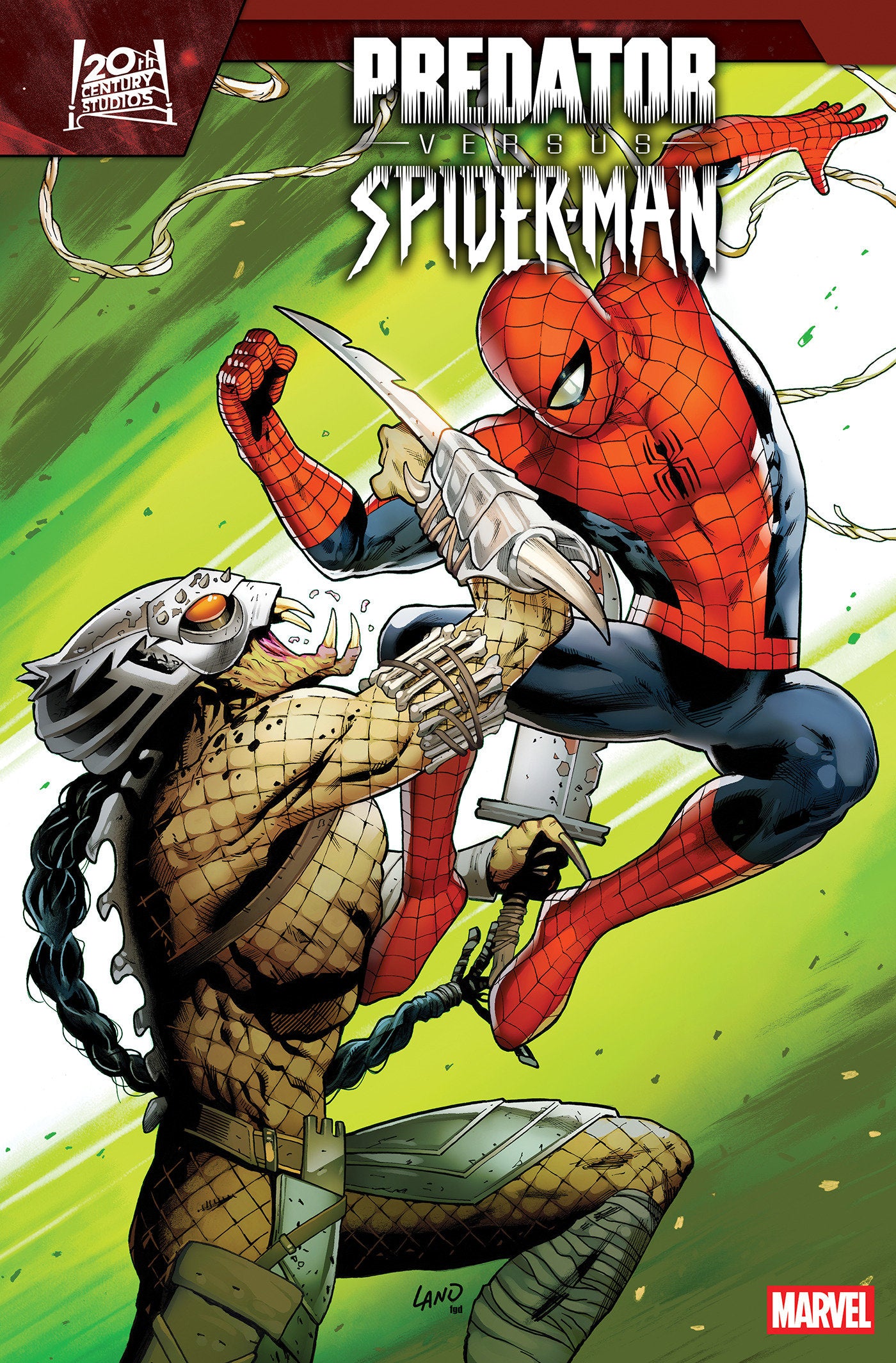 Predator vs. Spider-Man #1 Greg Land Foil Variant