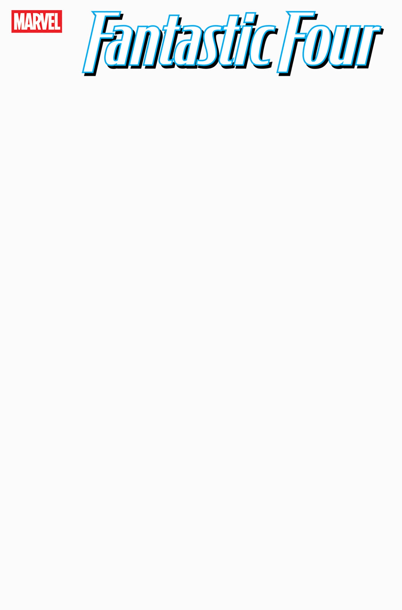 Fantastic Four #1 Blank Cover Variant