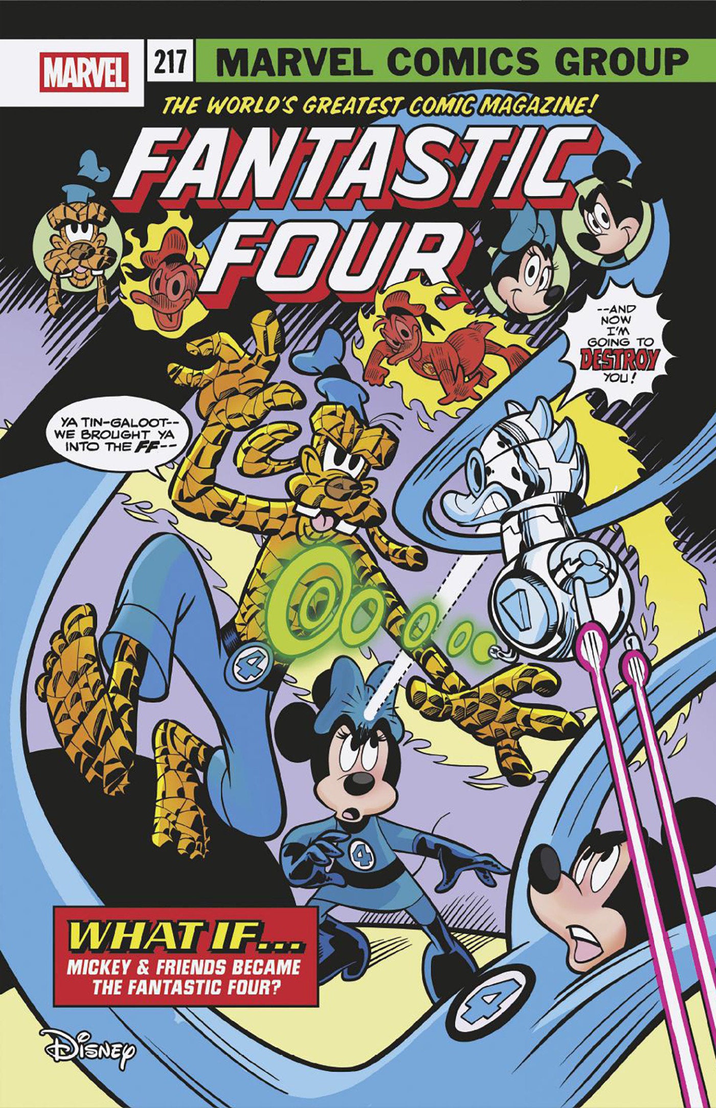 Fantastic Four #5 Marco Palazzi Disney What If? Fantastic Four Homage Variant