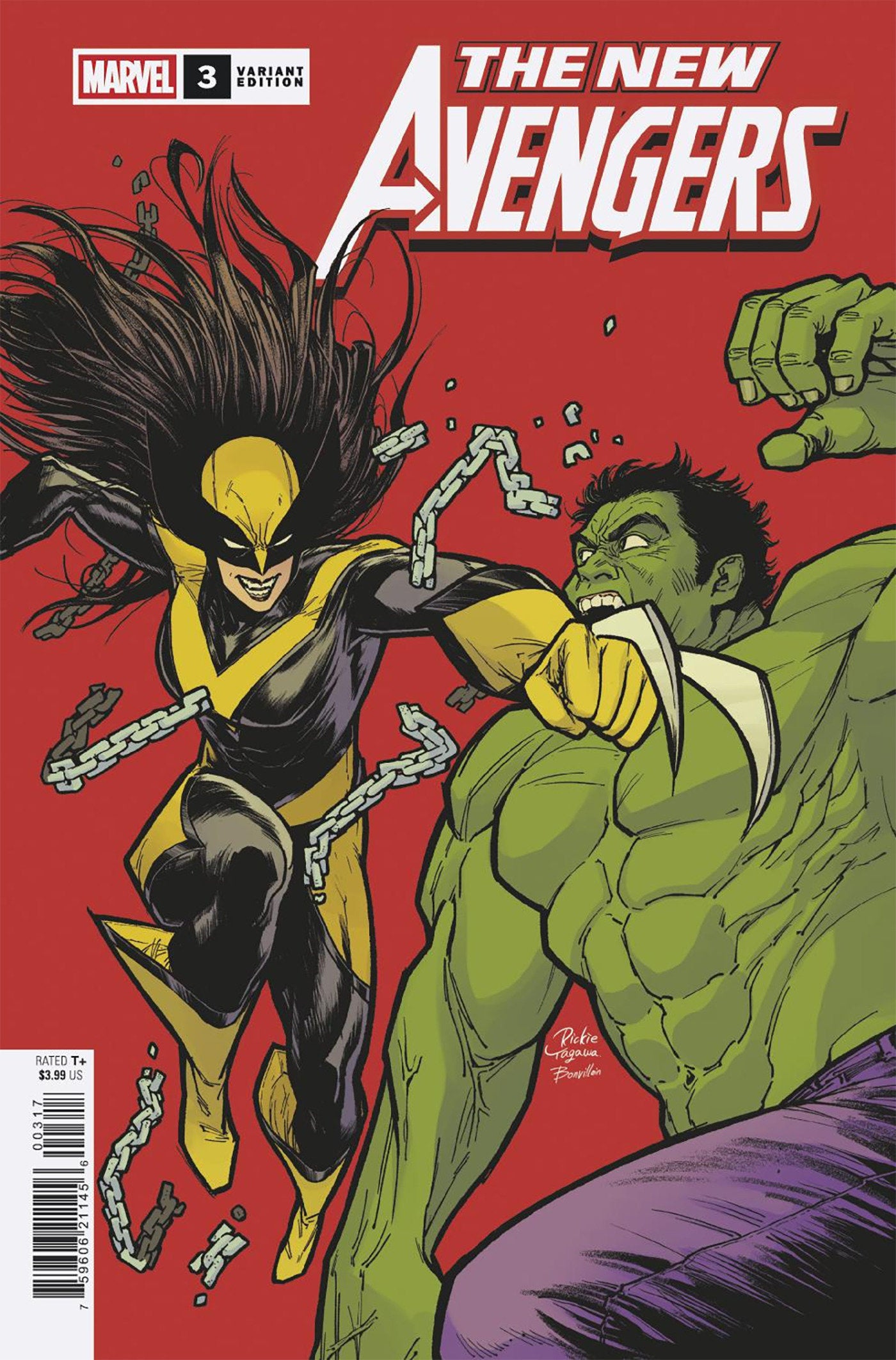 New Avengers #3 Rickie Yagawa Variant 1:25 Incentive