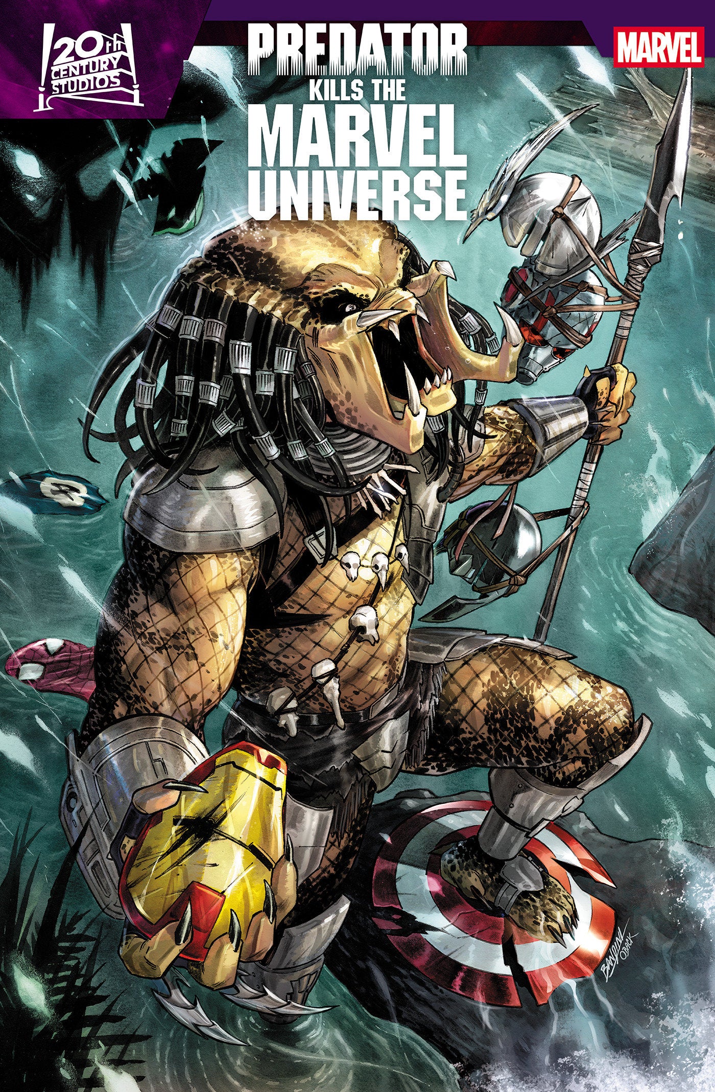 Predator Kills The Marvel Universe #1 Michele Bandini 2 Nd Printing Variant