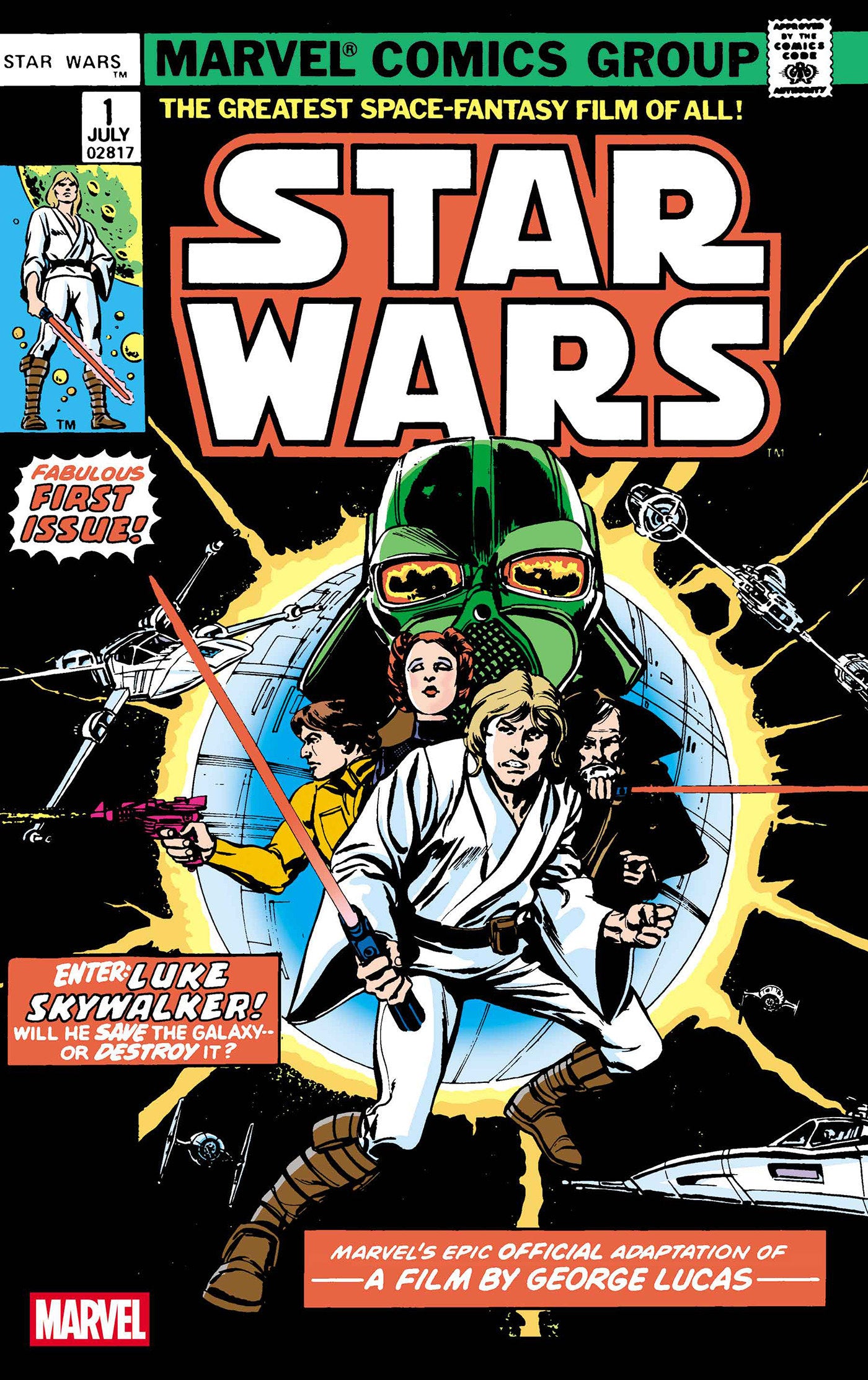 Star Wars 1977 #1 Facsimile Edition Foil Variant [New Printing]