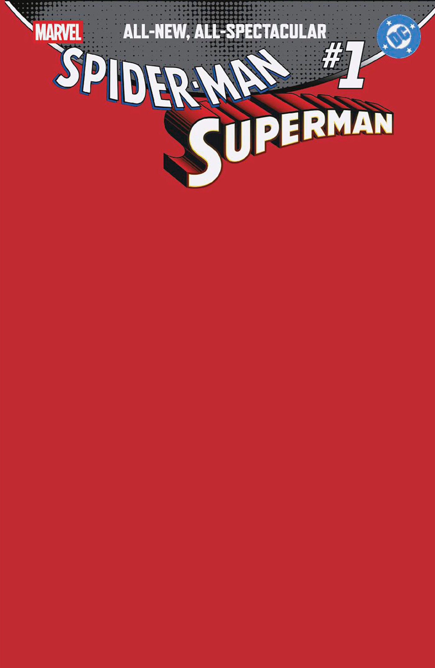 Marvel/DC: Spider-Man/Superman #1 Blank Cover Variant (PRE-ORDER)