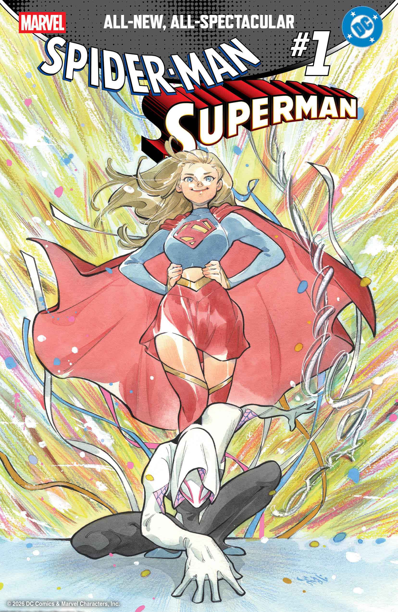 Marvel/DC: Spider-Man/Superman #1 Peach Momoko Variant (PRE-ORDER)