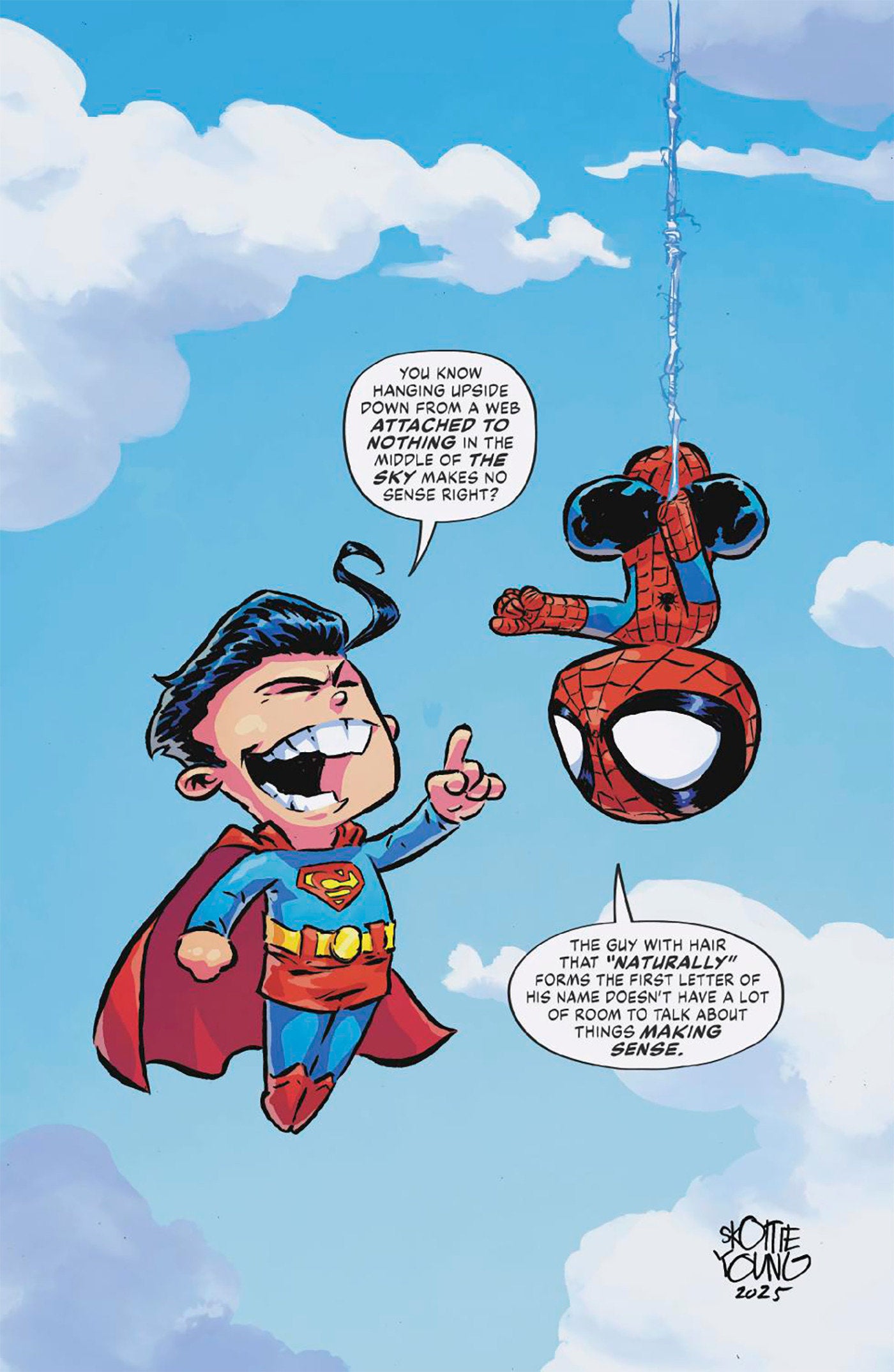 Marvel/DC: Spider-Man/Superman #1 Skottie Young Full Art Variant (PRE-ORDER)