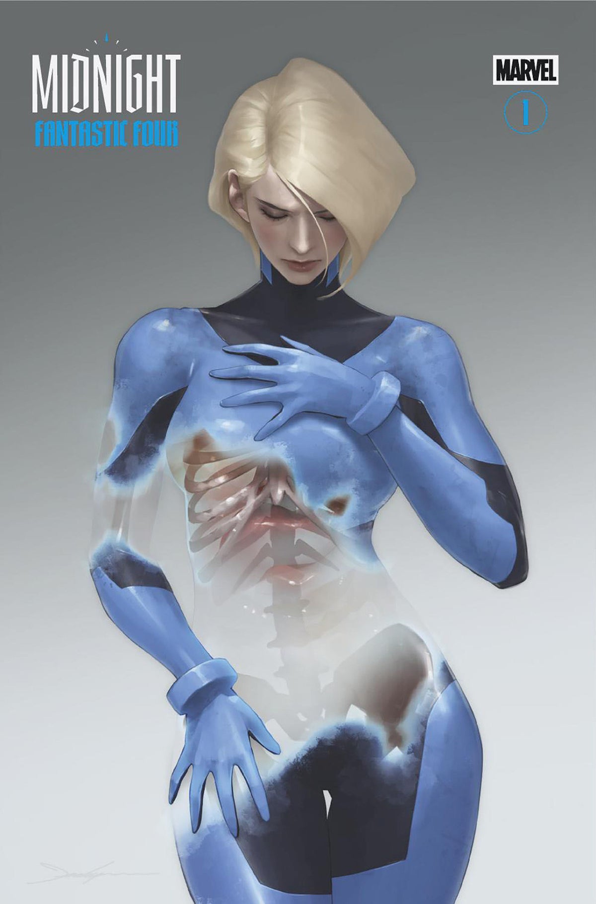 Midnight Fantastic Four #1 Cover E Inc 1:25 Jeehyung Lee Midnight Gallery Variant