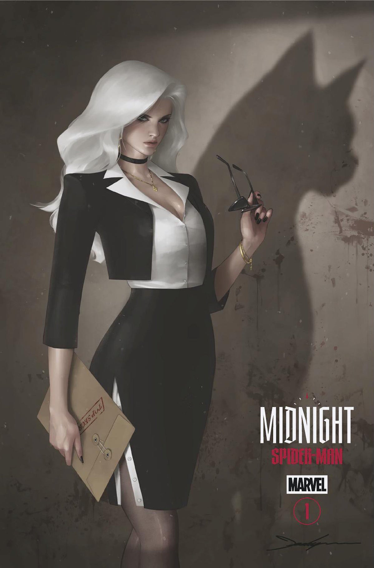 Midnight Spider-Man #1 Cover E Inc 1:25 Jeehyung Lee Midnight Gallery Variant