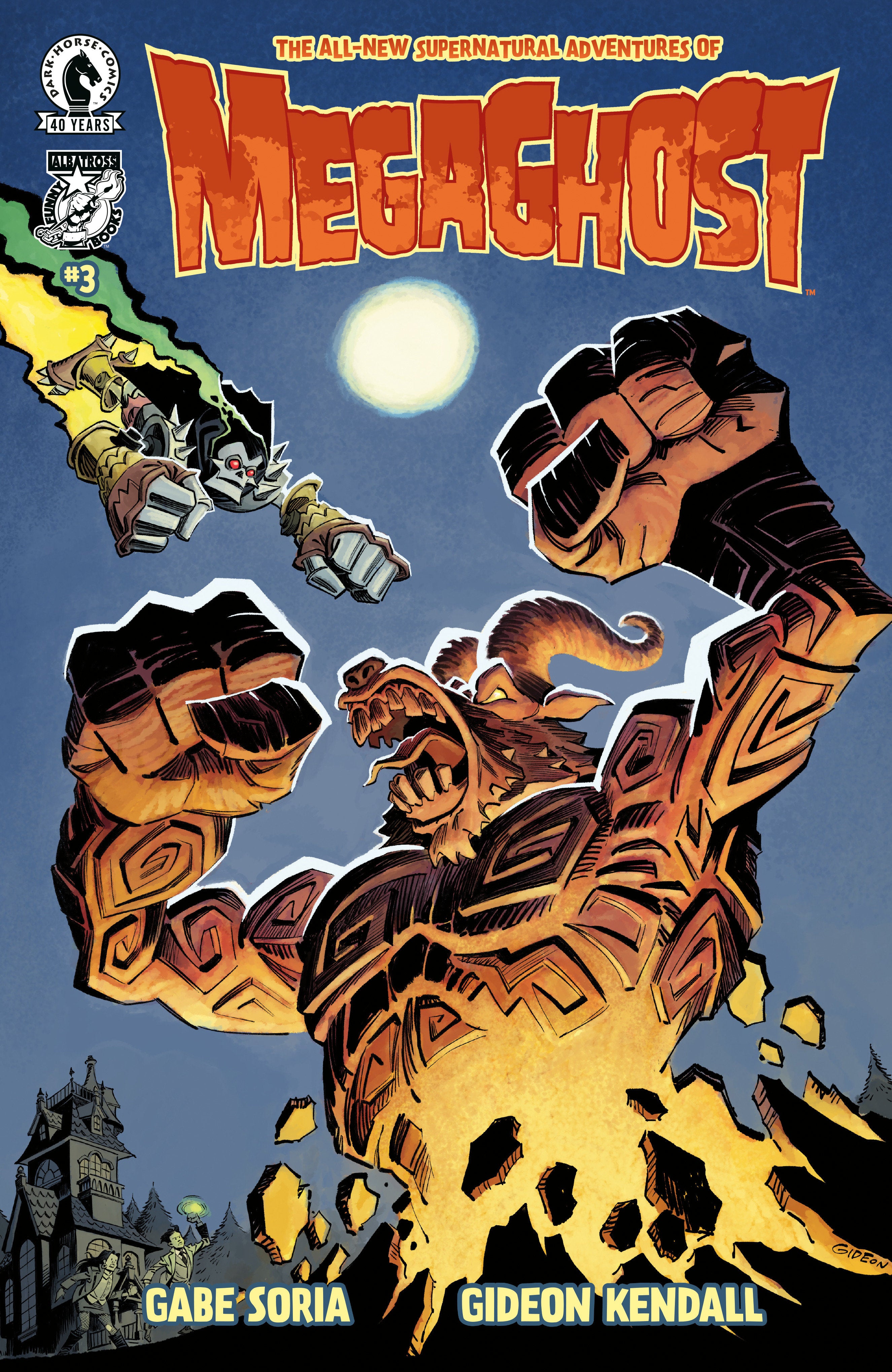 Megaghost Volume 2 #3 Cover A Gideon Kendall