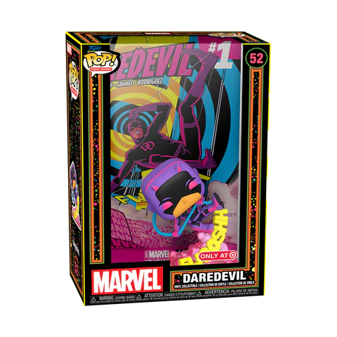 FUNKO POP! MARVEL - DAREDEVIL (BLACK LIGHT - COMIC COVER) #52