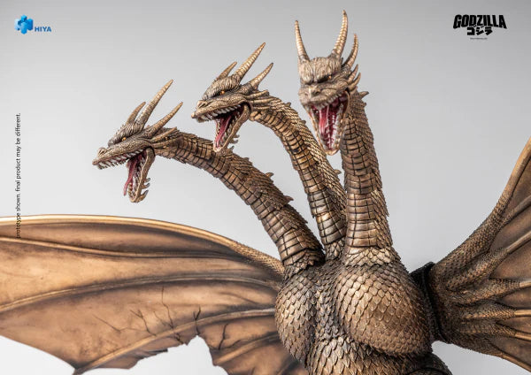 HIYA Exquisite Basic Series: Godzilla vs. King Ghidorah: None Scale 10" Inch King Ghidorah Battle Damaged Ver. (1991) Action Figure