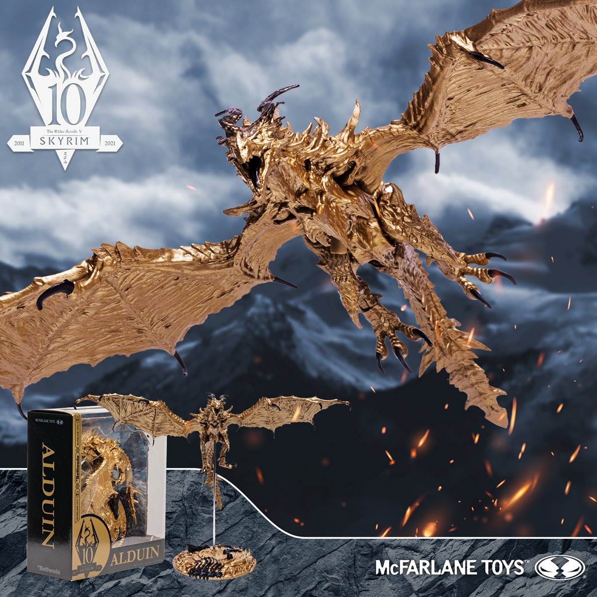 The Elder Scrolls V: Skyrim 10th Anniversary - Alduin (Gold Ver.) Limited Edition