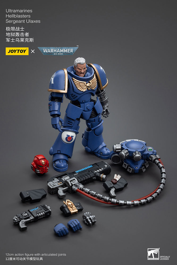 WARHAMMER 40K - JOYTOY - ULTRAMARINES - HELLBLASTERS SERGEANT ULAXES