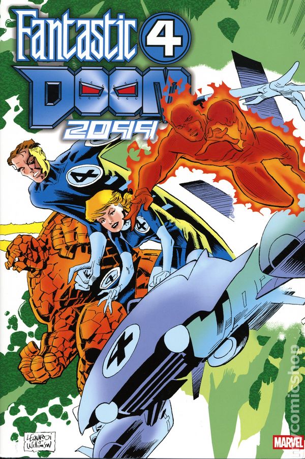 Fantastic Four Doom 2099 Omnibus Hardcover Rick Leonardi Cover [Direct Market Only]