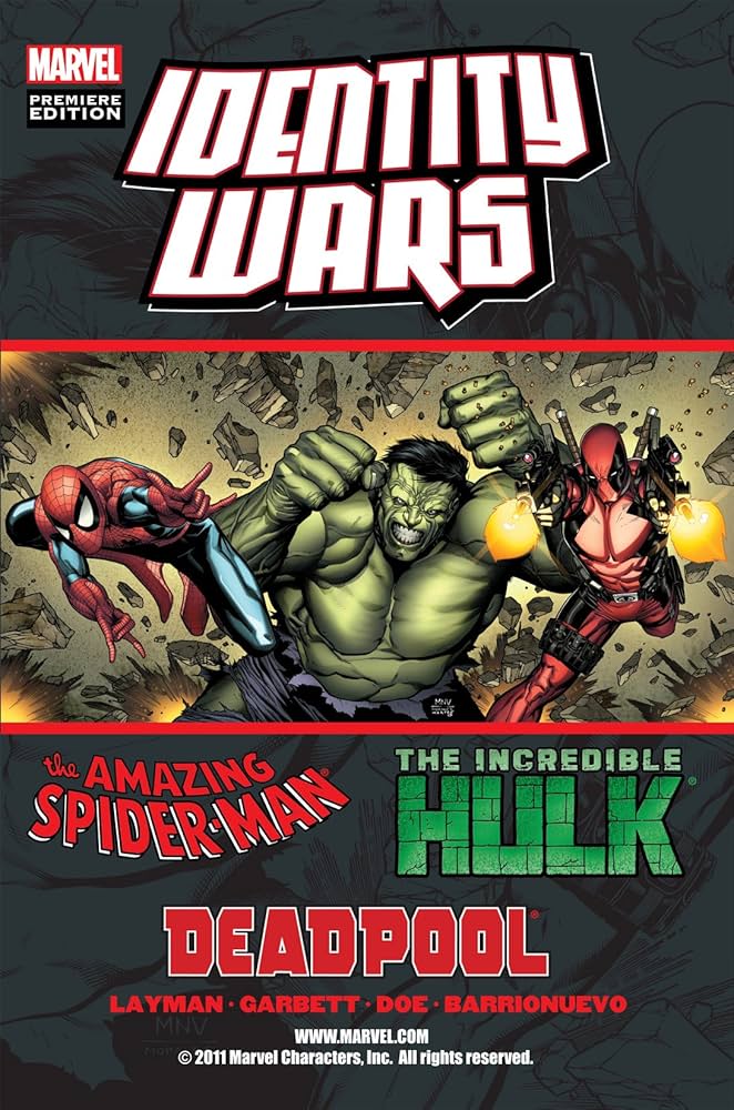 Deadpool Am Spider-Man Hulk Identity Wars Prem Hardcover