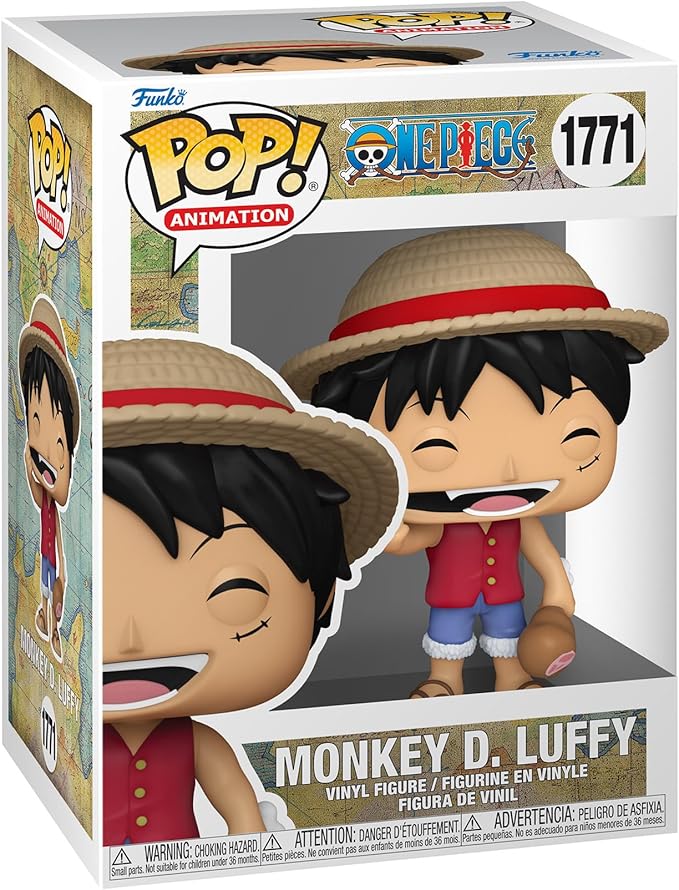 Pop! Animation: One Piece Monkey D. Luffy (with Meat) Vinyl Figure
