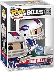 Pop! Football: NFL Buffalo Bills Josh Allen (Away) Vinyl Figure