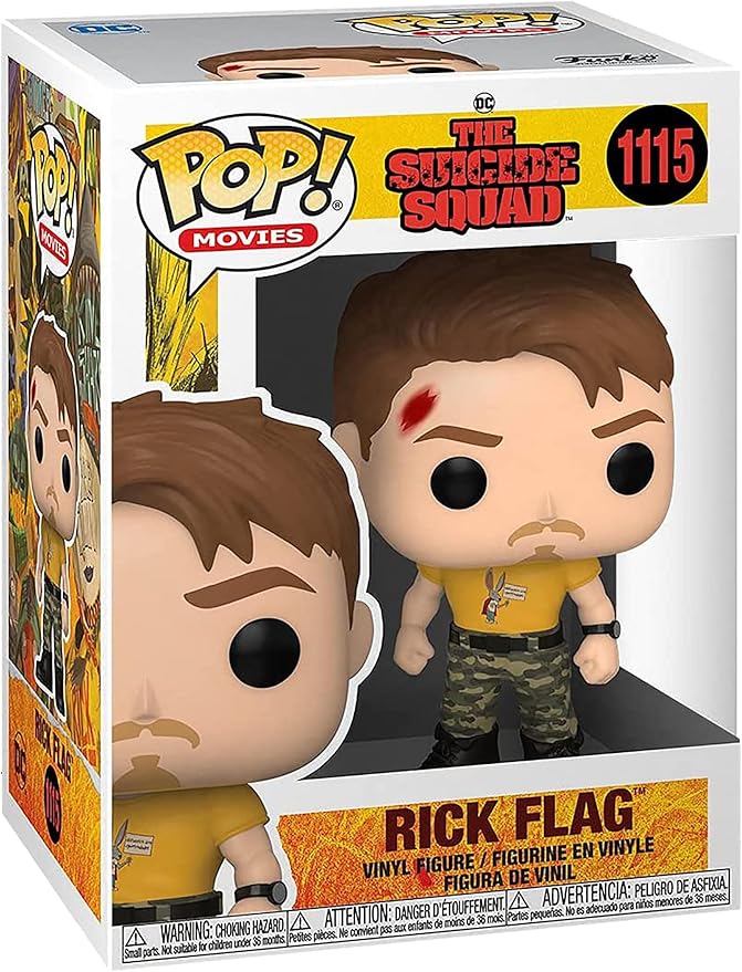 Pop! Movies: DC Suicide Squad (2021) Rick Flag Vinyl Figure