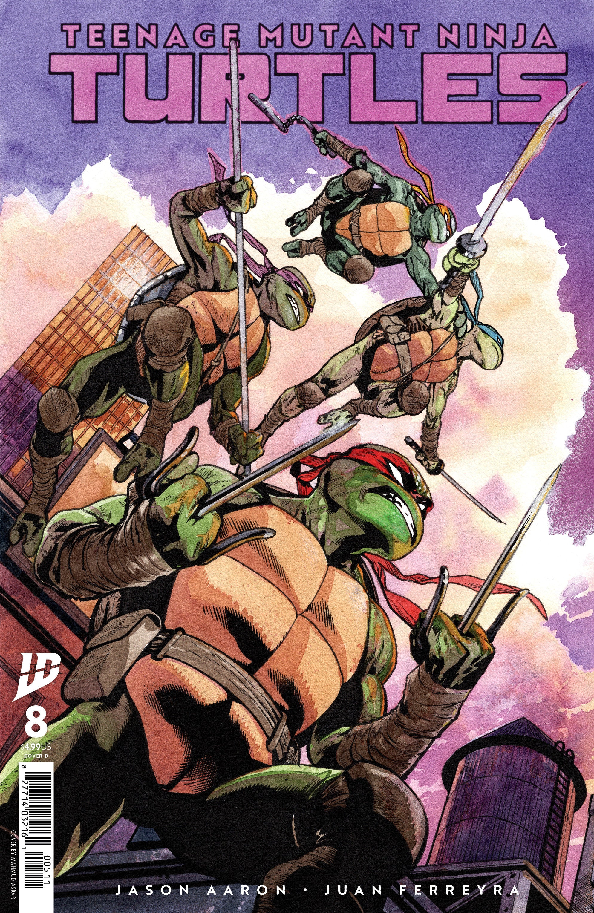 Teenage Mutant Ninja Turtles #8 Variant D (Asrar)
