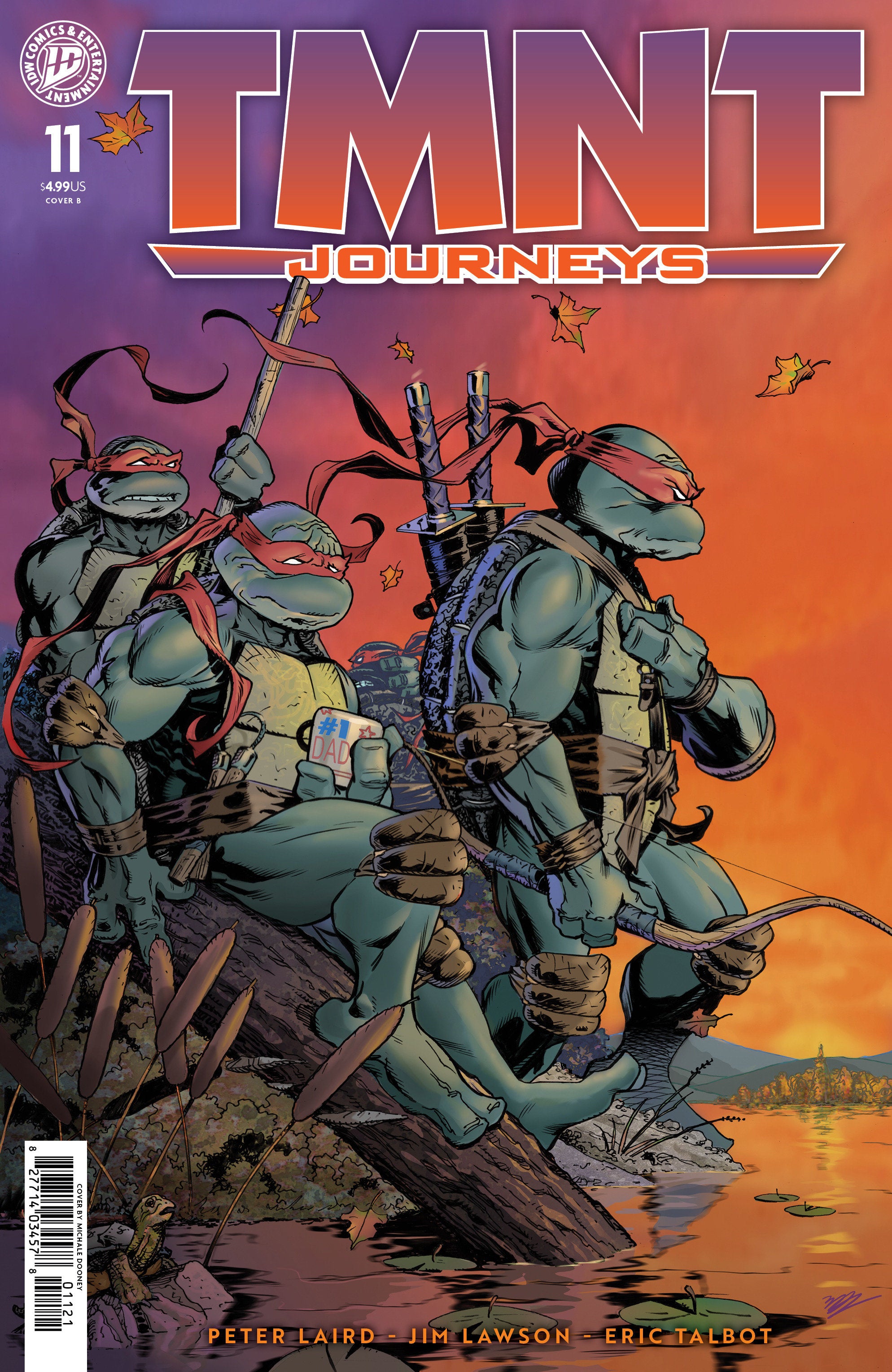 Teenage Mutant Ninja Turtles: Journeys #11 Cover B Dooney Variant