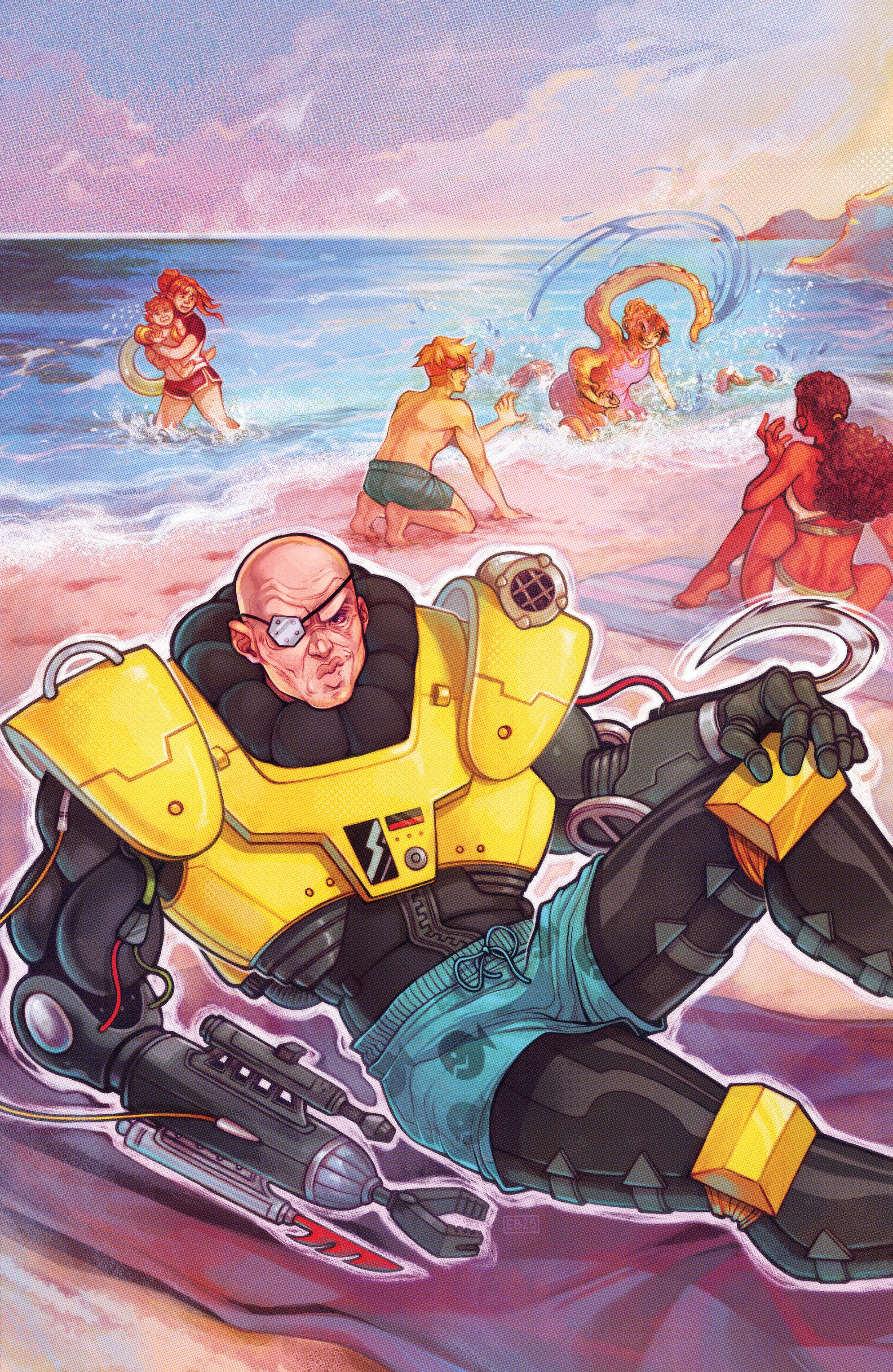 Street Sharks #5 Variant Ri (10) (Beals Full Art)