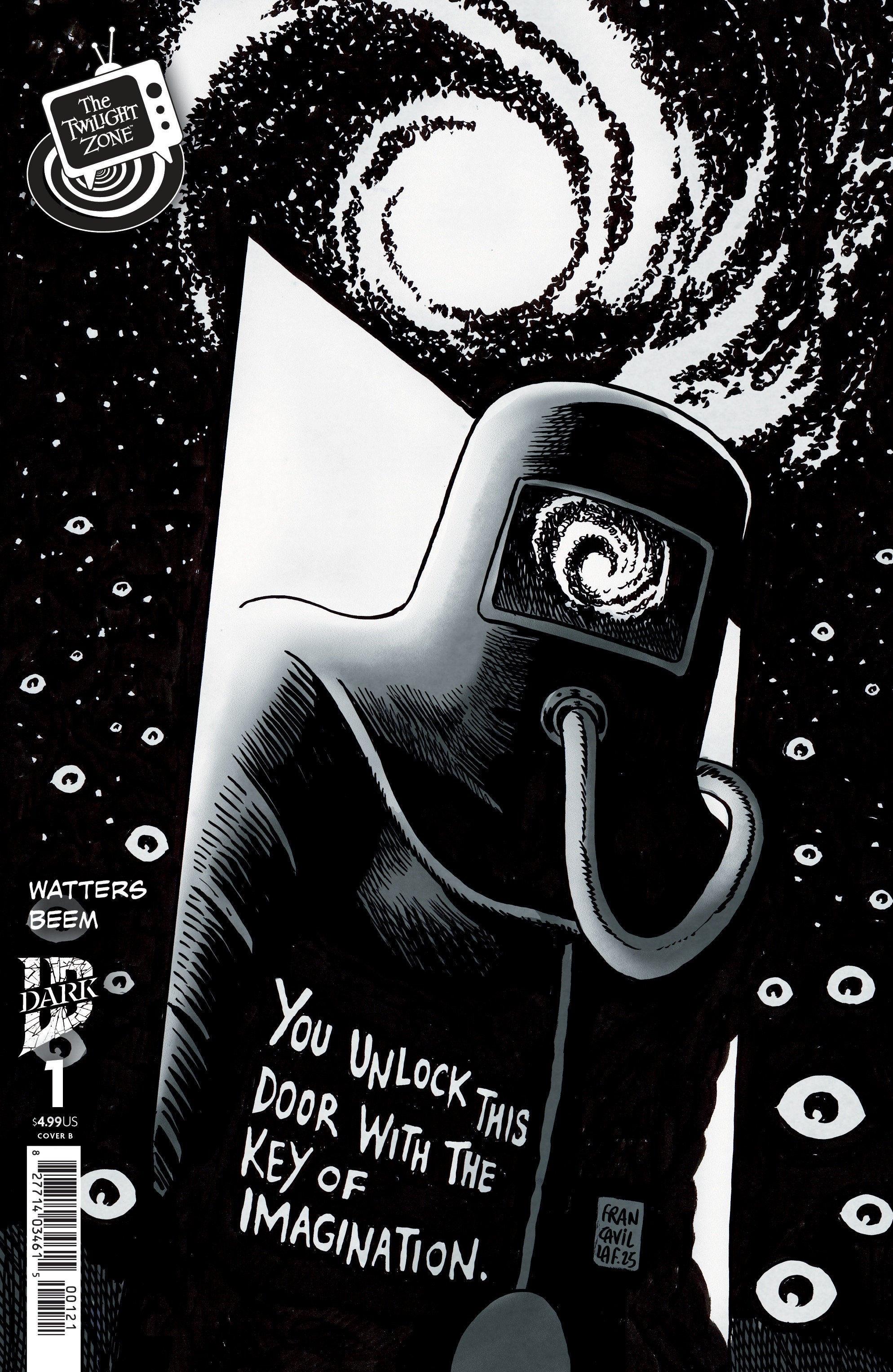 The Twilight Zone #1 Variant B (Francavilla Connecting Cover)