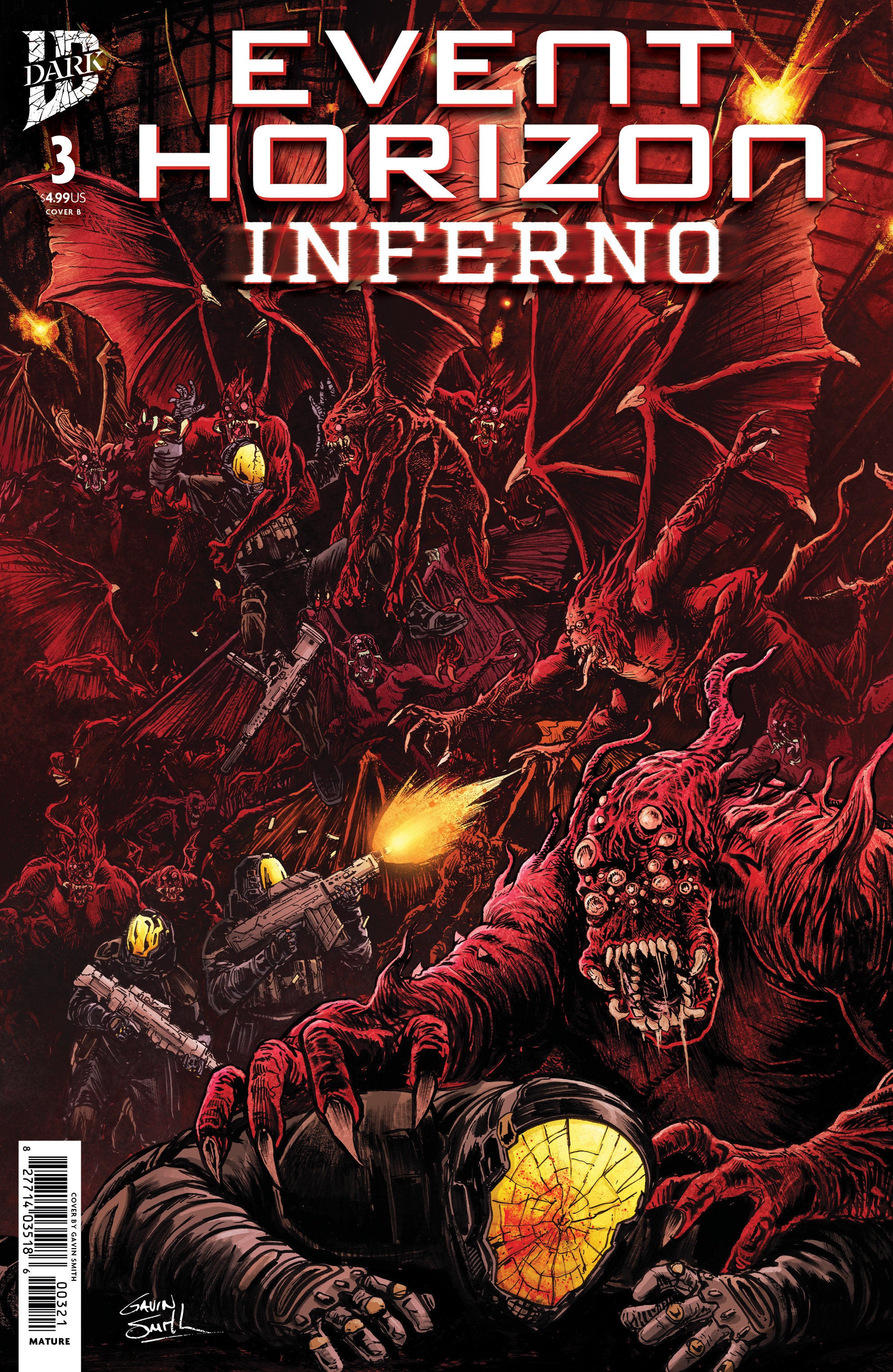 Event Horizon: Inferno #3 Cover B Gavin Smith Variant